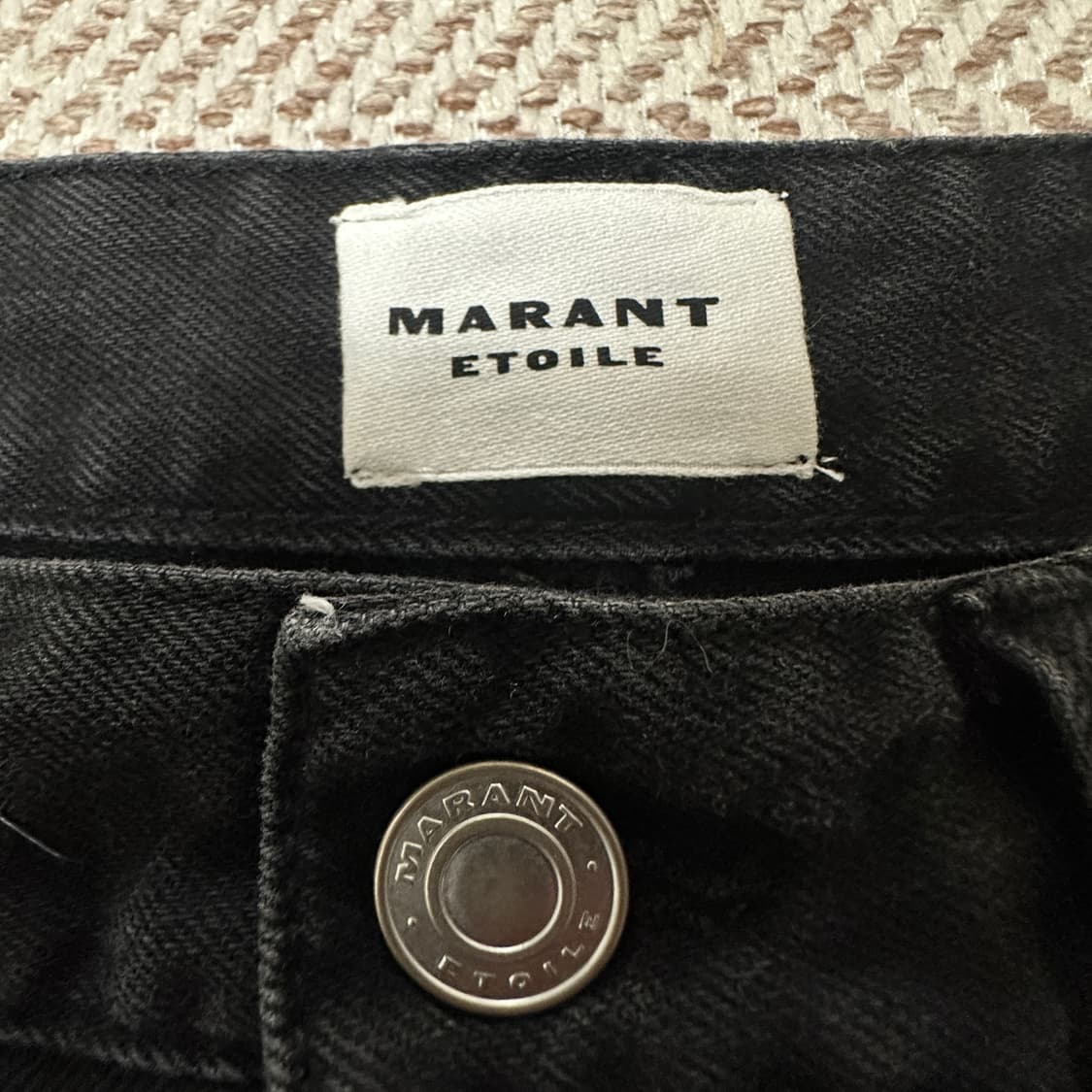 ISABEL MARANT etoile black denim skirt 상품이미지3