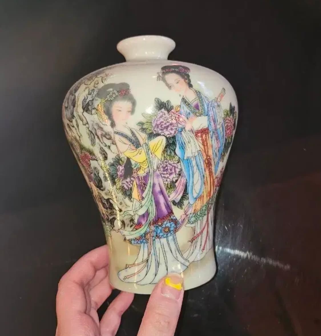 인물화 골동품 도자기 빈티지 엔틱 오브제 화병 상품이미지1