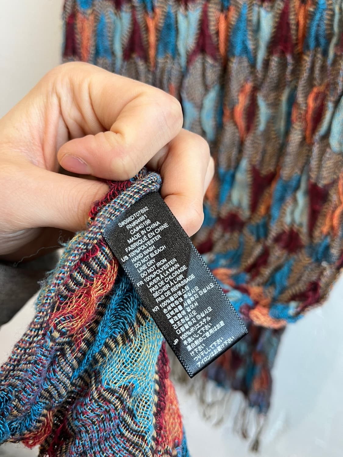 빈티지 플리츠 스카프 상품이미지4