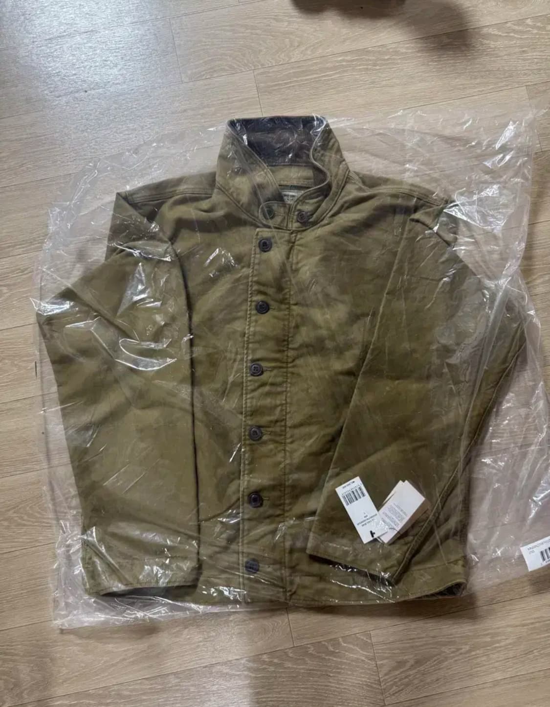 L RRL 랄프로렌 코듀로이 칼라 덱 자켓 카키 드랩 상품이미지1