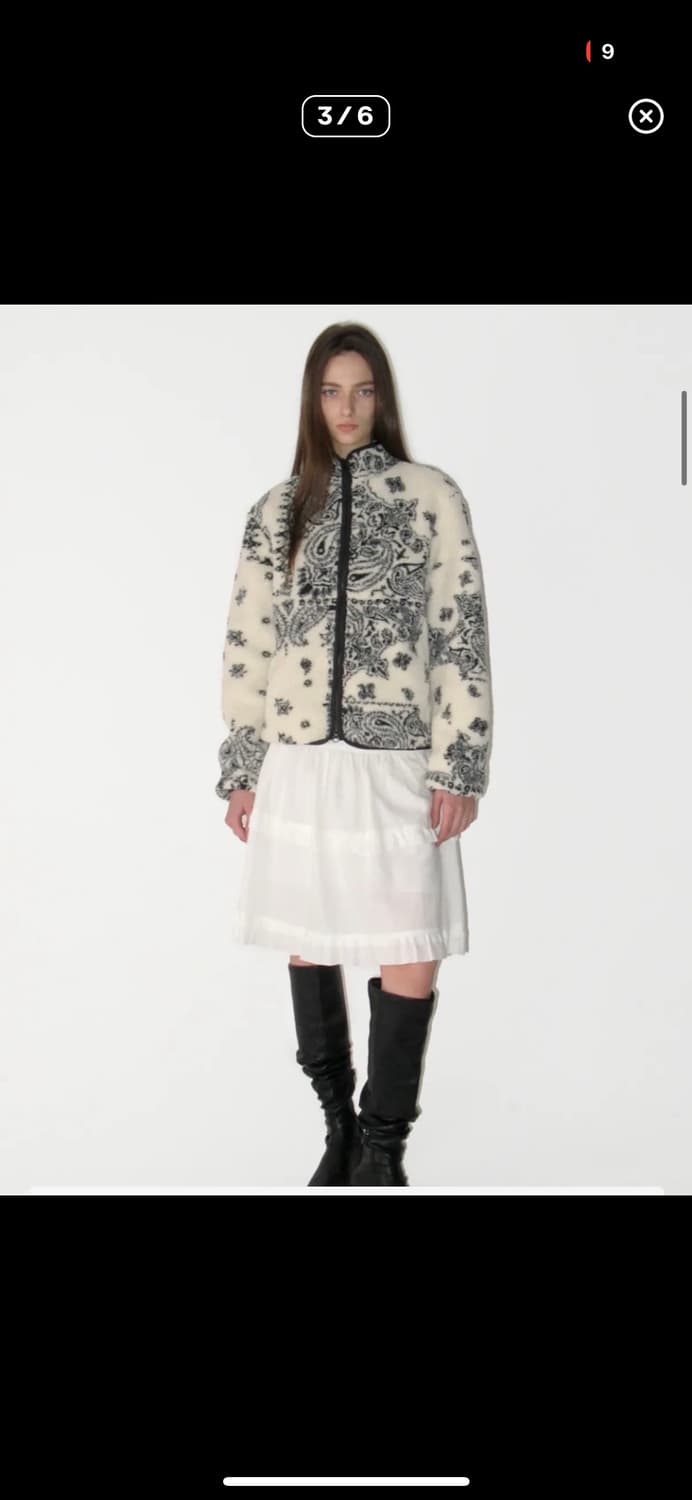 썬번프로젝트 Paisley Fleece Zip-up 플리스 집업 상품이미지3