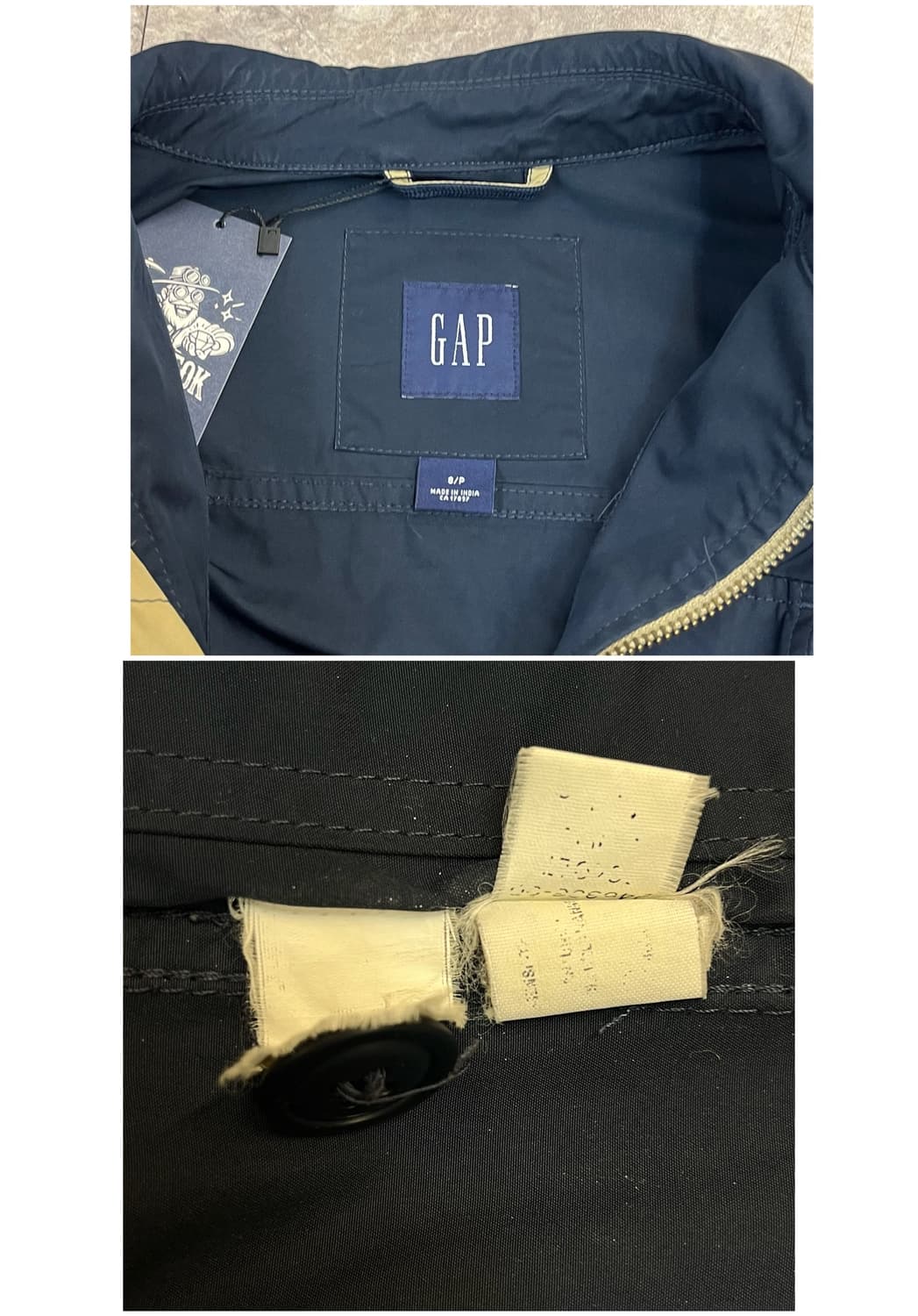 갭 유틸리티 포켓 자켓 네이비 S #csz4062 상품이미지3