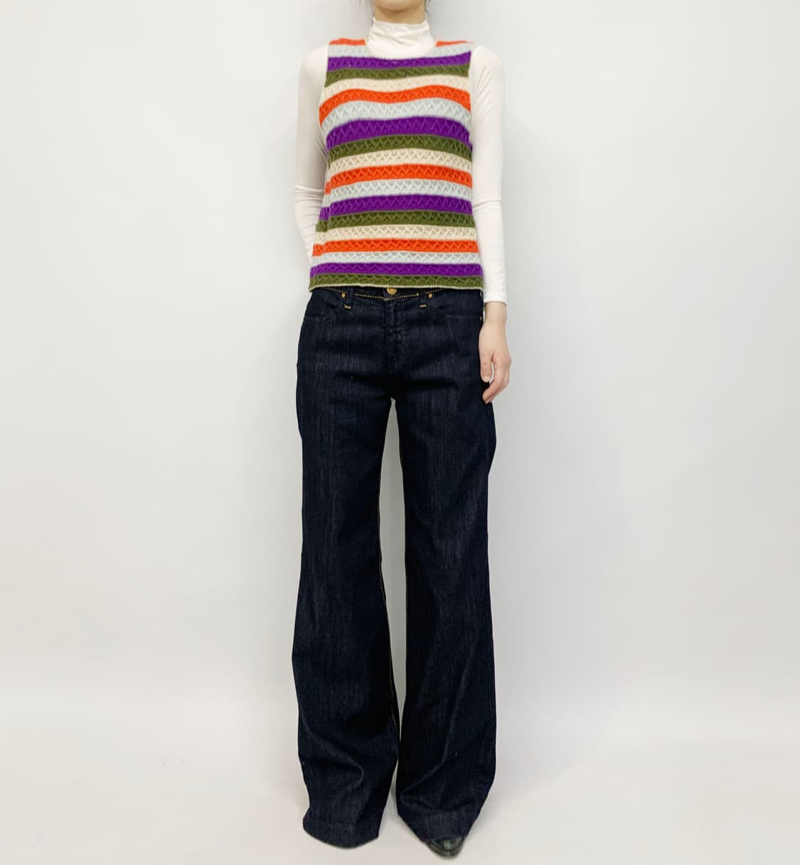 BIANCA'S 니트 슬리브리스 상품이미지1