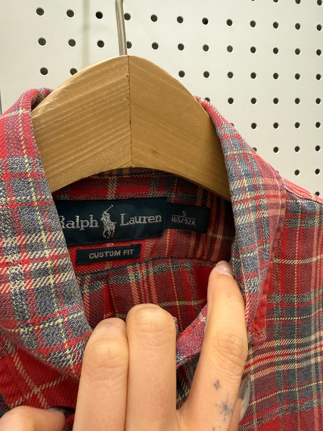 폴로 랄프로렌 포니 로고 체크 셔츠 U1022 상품이미지5