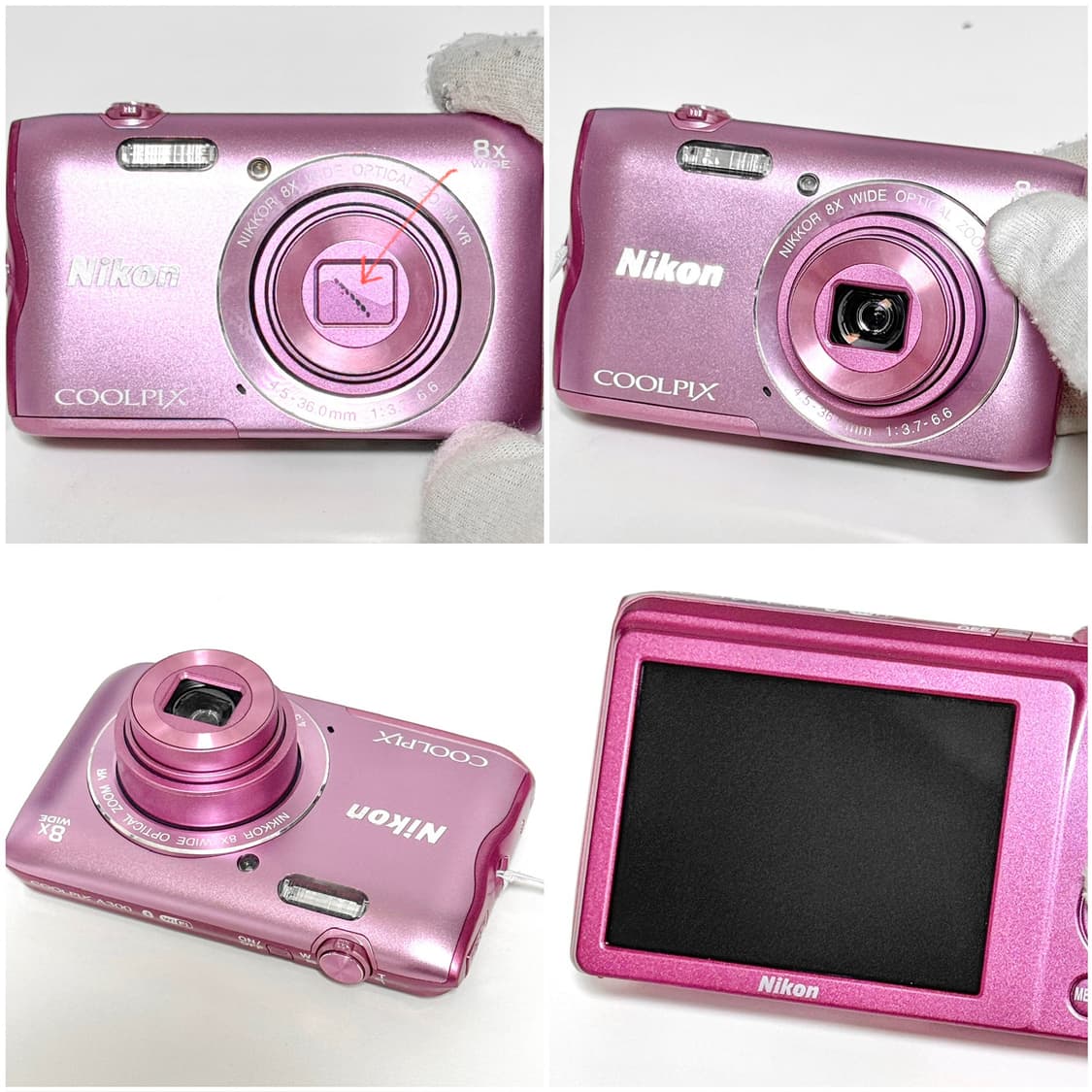 니콘 쿨픽스 A300 (S3700) 핑크 빈티지디카 상품이미지4