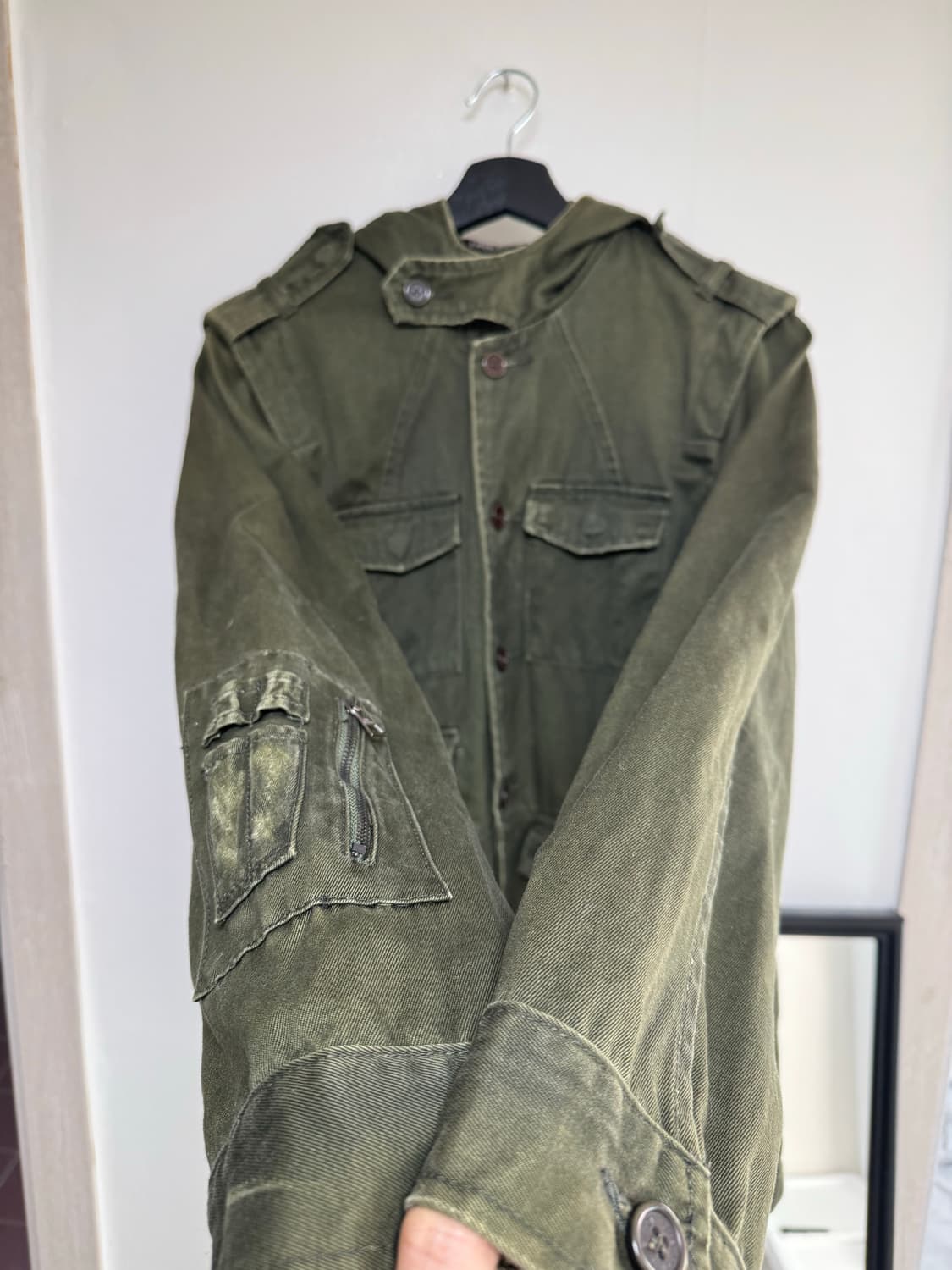 닐바렛 밀리터리 후드 자켓 상품이미지4