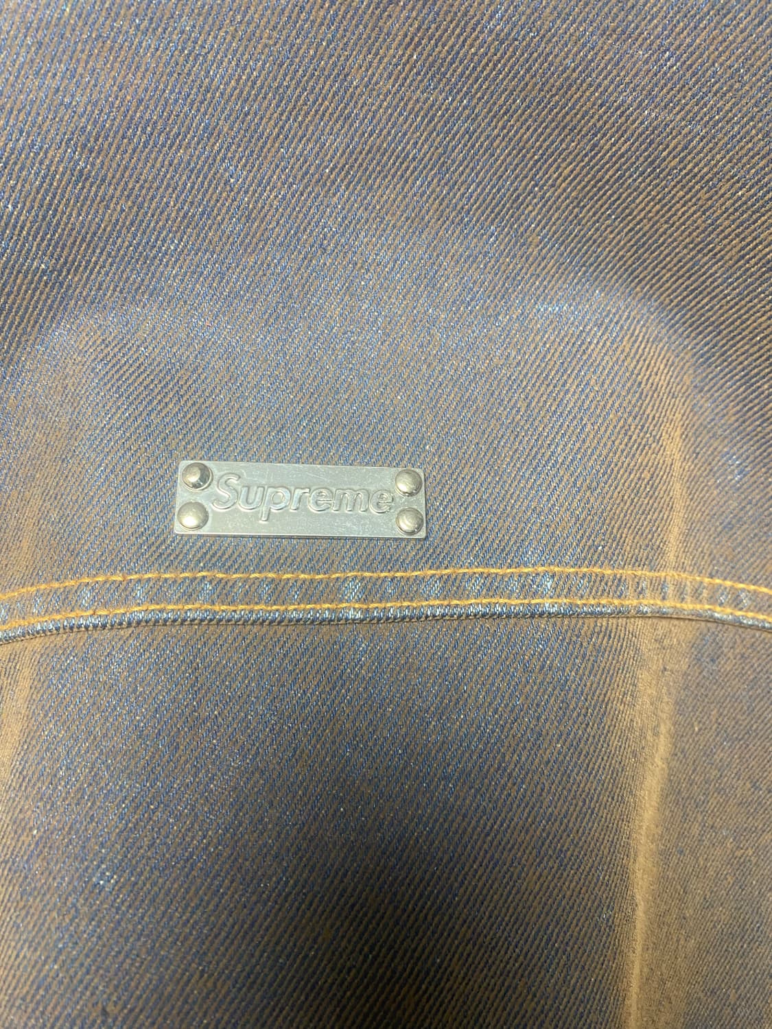 슈프림 플록 데님 트러커자켓  상품이미지7