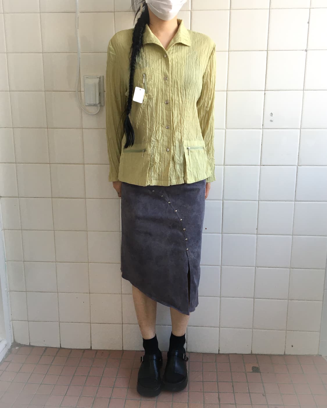Pleats shirt jacket 상품이미지1