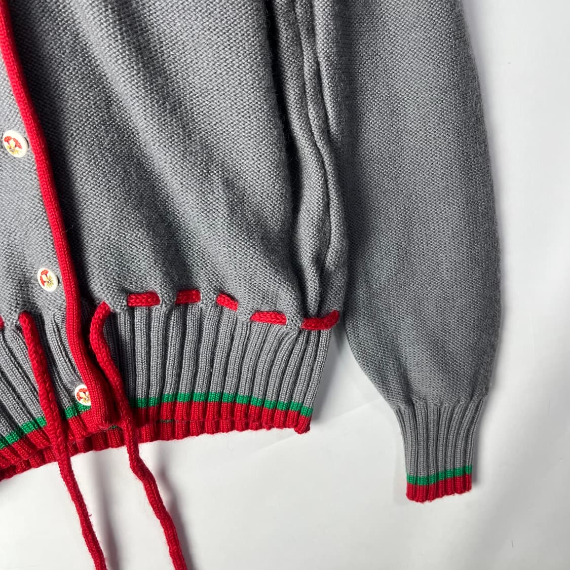 [JPN] 빈티지 크리스마스 배색 울 가디건 상품이미지4