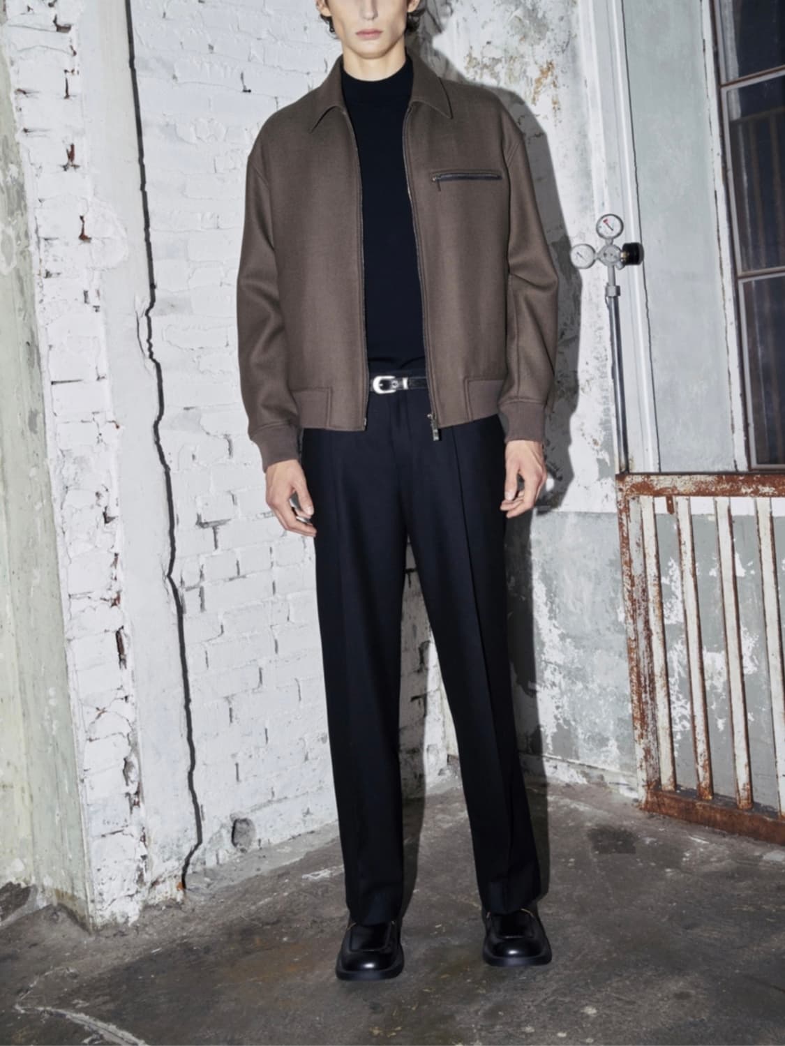 [95]질스튜어트 뉴욕 오버핏 울 블루종 상품이미지2