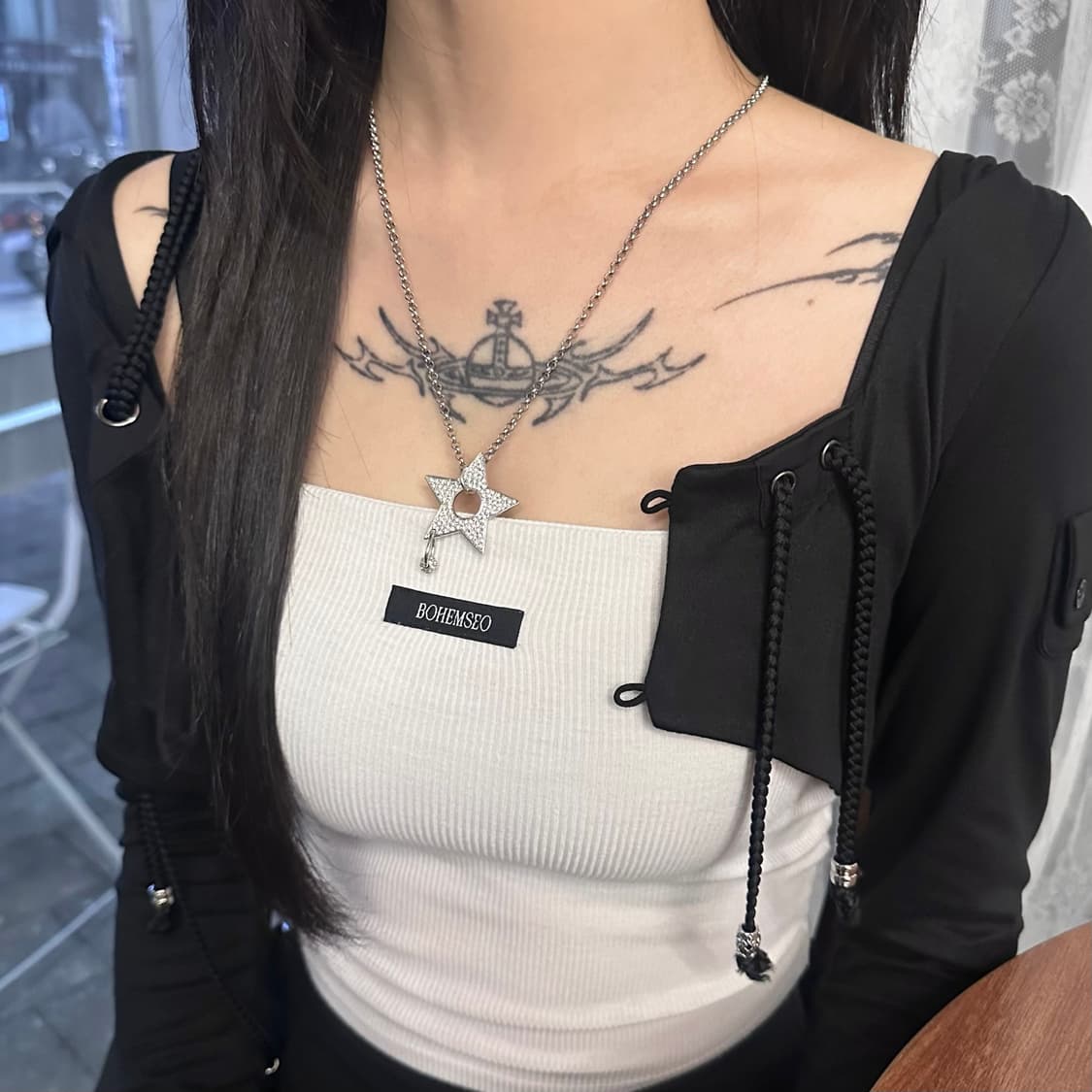 디올 볼드피어싱 목걸이 상품이미지5