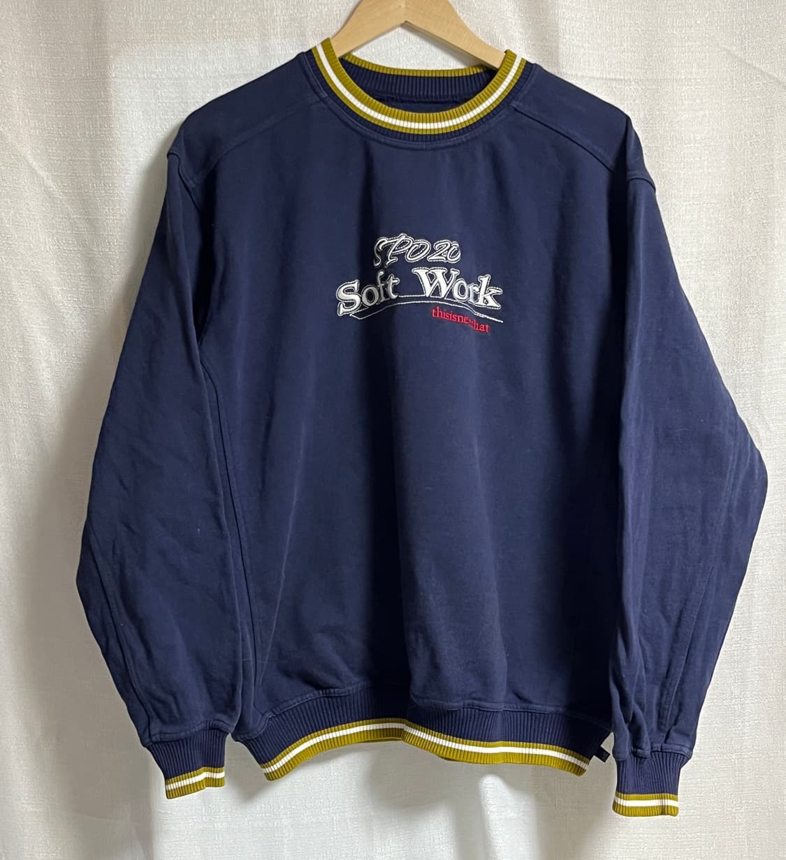 공용 디스이즈네버댓 오버핏 링거 맨투맨 티셔츠 M 상품이미지1