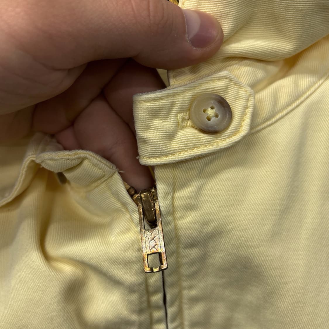 80s 폴로 랄프로렌 파스텔톤 코튼 스윙자켓 미국생산 올드YKK N686 상품이미지6