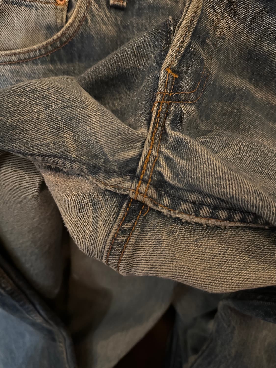 90s USA 빈티지 리바이스 501 0000 데님 팬츠 상품이미지9