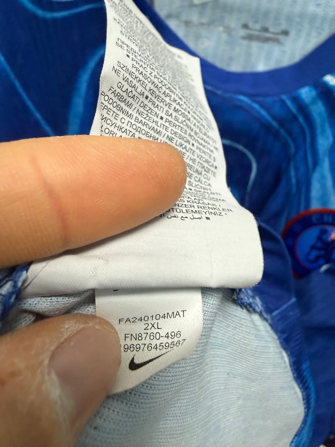 24-25 첼시 어센틱 콜 파머 유니폼 상품이미지3