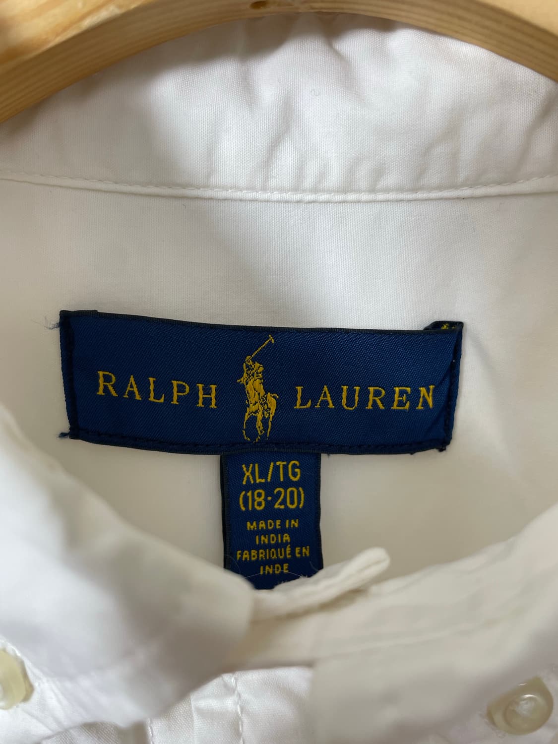 폴로Polo 코튼 화이트 셔츠 M - S17 상품이미지4