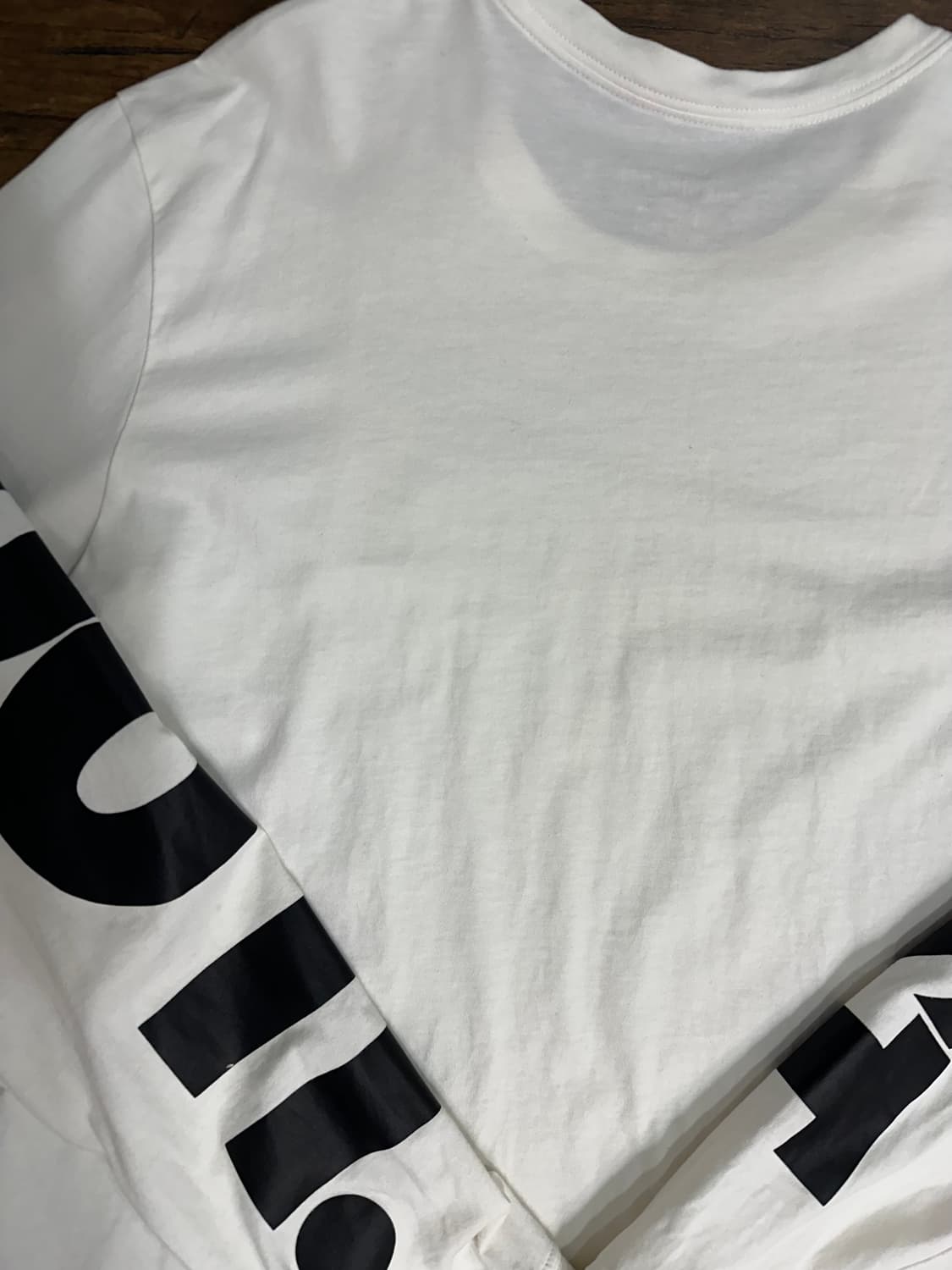 나이키 화이트 저스트두잇 XXL 긴팔티 상품이미지4