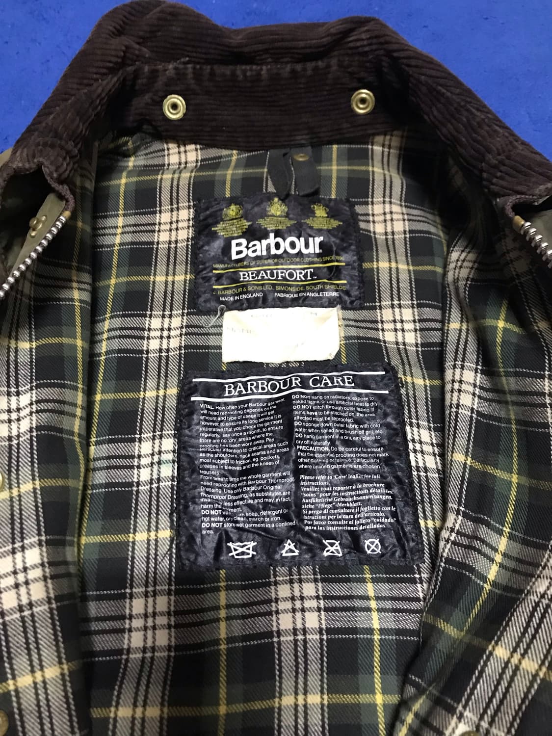 VTG 80’s 바버 뷰포트 자켓 상품이미지6