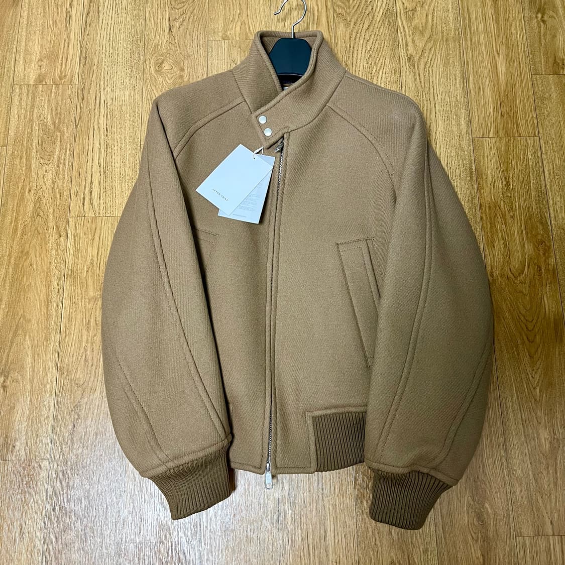 새상품 애프터프레이 리가즈 해링턴 블루종 자켓 모카 카멜 베이지 s사이즈 상품이미지8