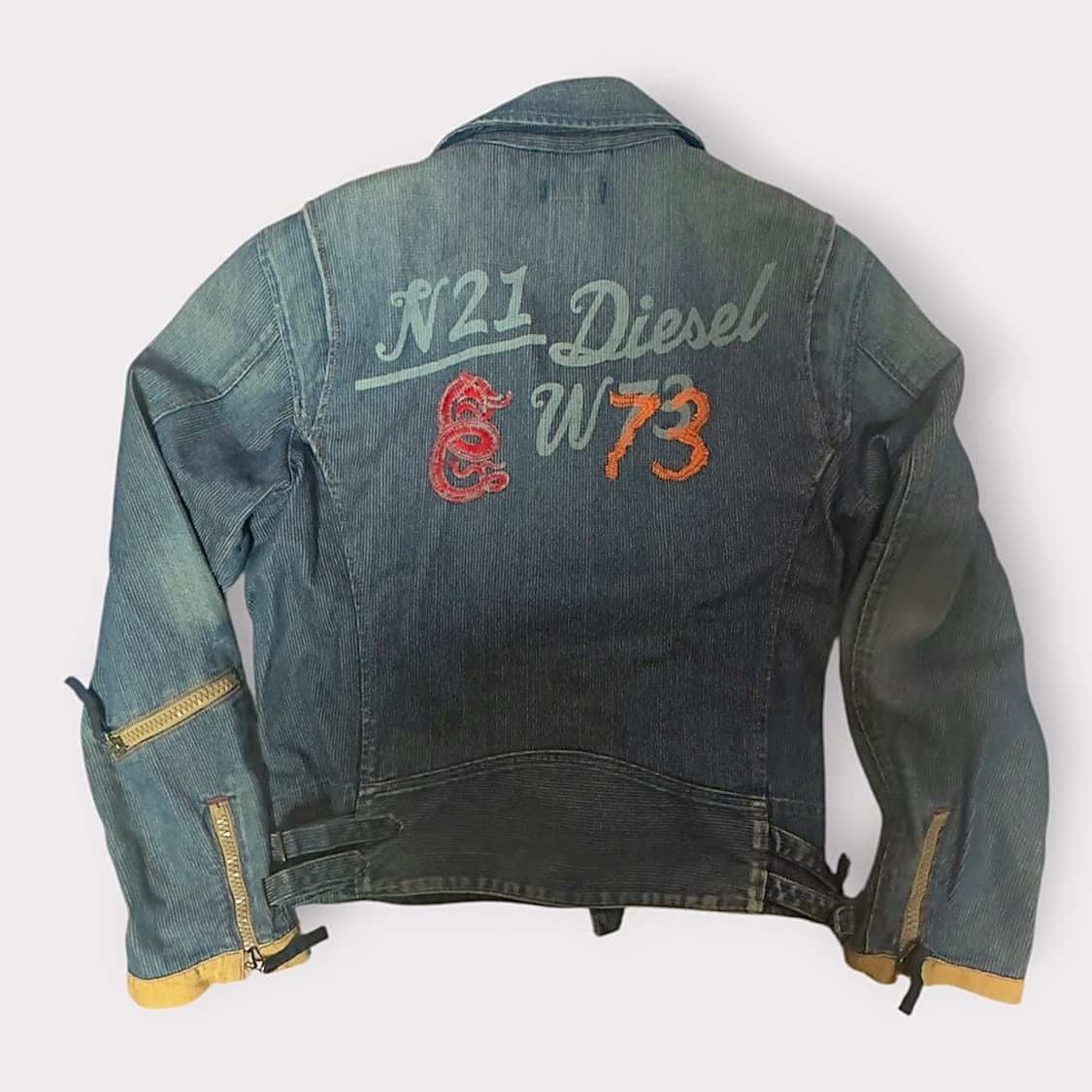 디젤 데님 라이더자켓 상품이미지5