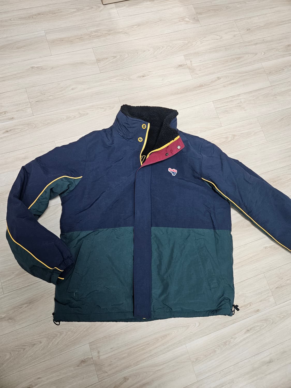 GOLA 리버시블 플리스 자켓 레트로 올드스쿨 파타고니아 프릭스스토어 상품이미지1