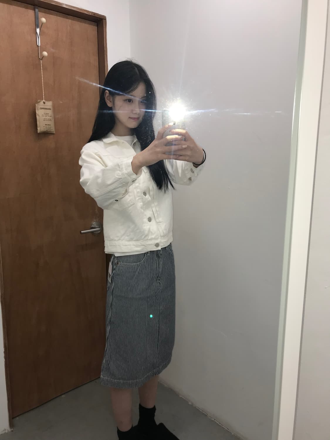 캐피탈 KAPITAL Hickory Skirt 상품이미지1