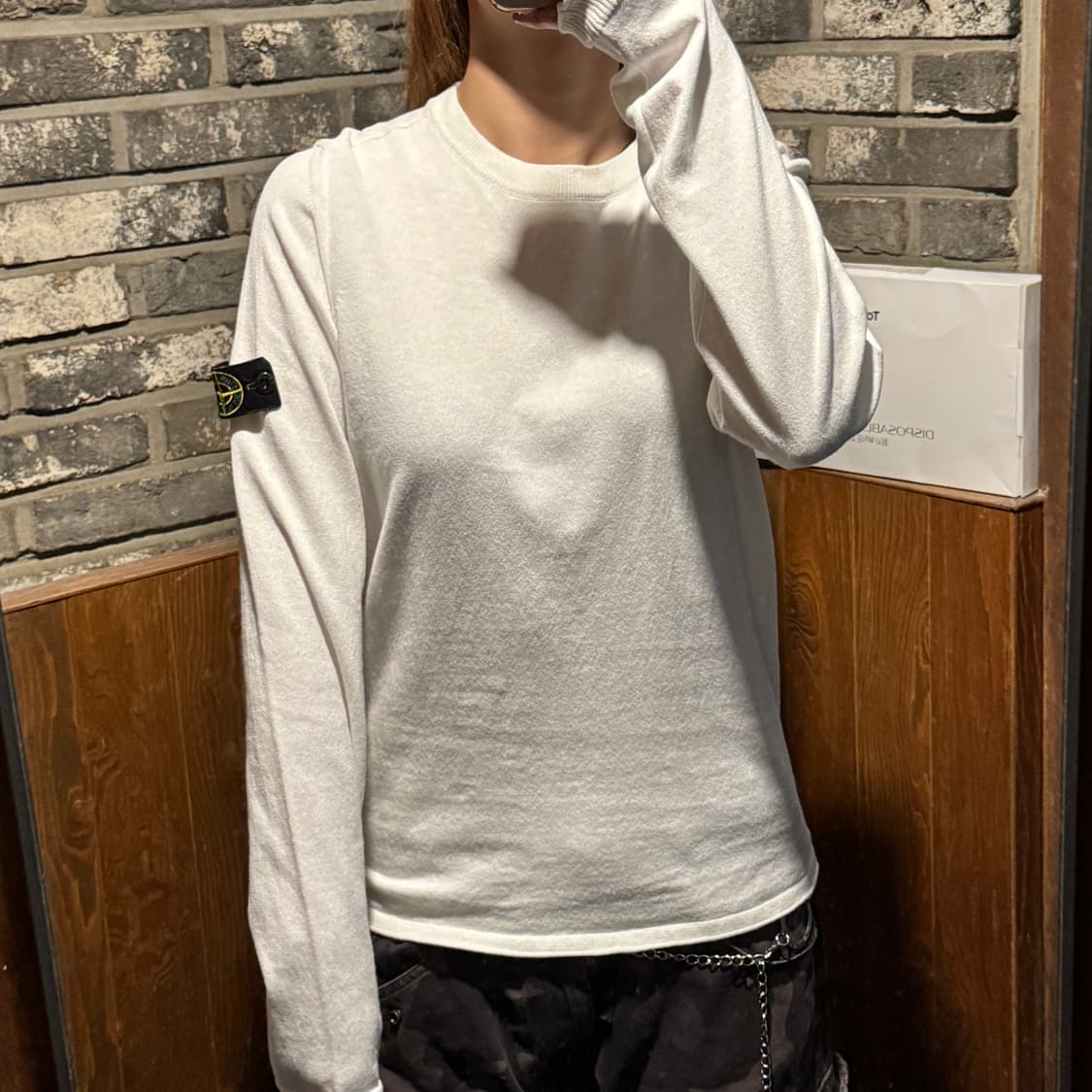 여S) 스톤아일랜드 주니어 와펜 롱슬리브 코튼 니트 정품 상품이미지8