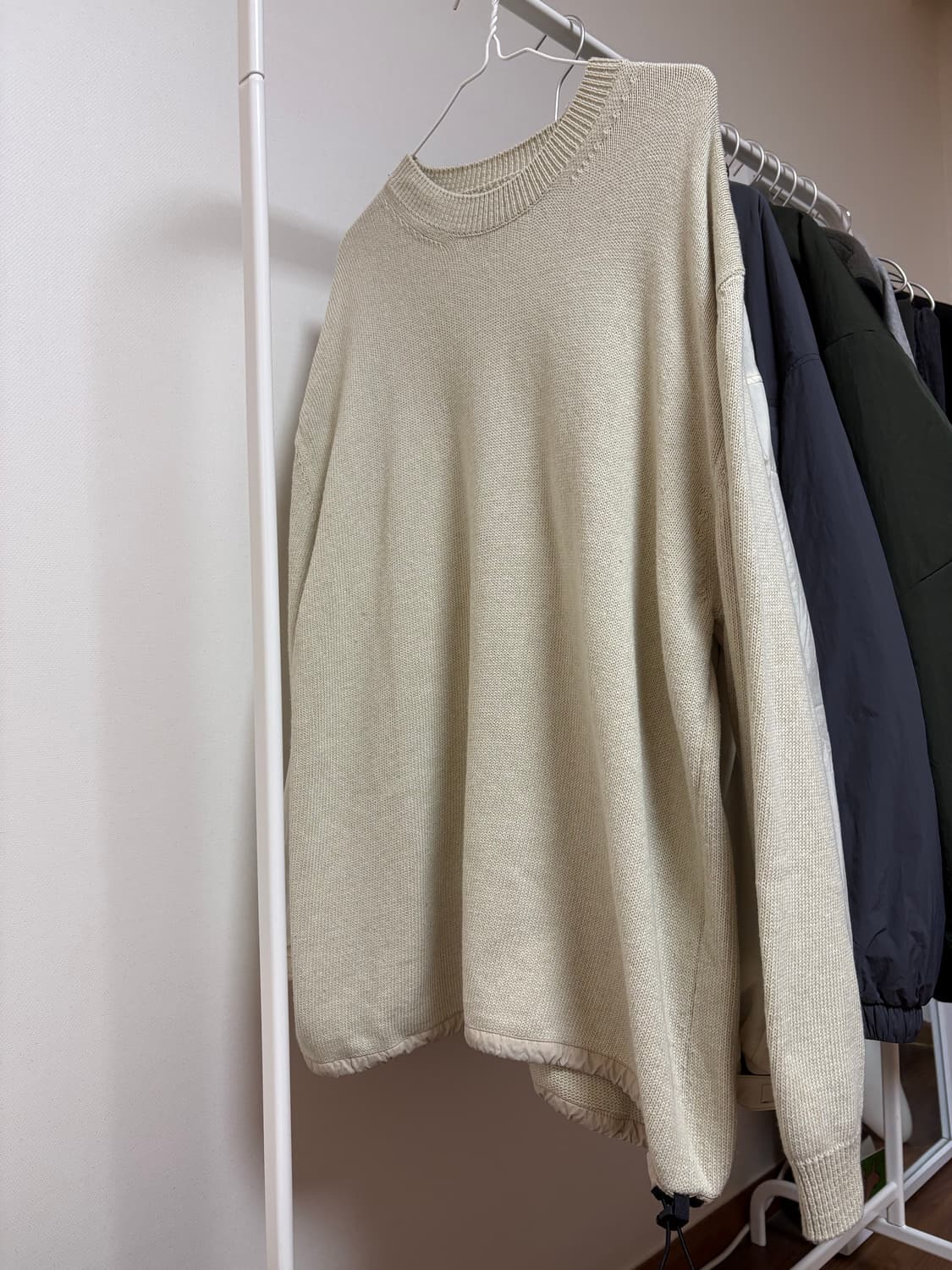 모이프 FN 크루넥 니트 / 베이지 Size 2 상품이미지1