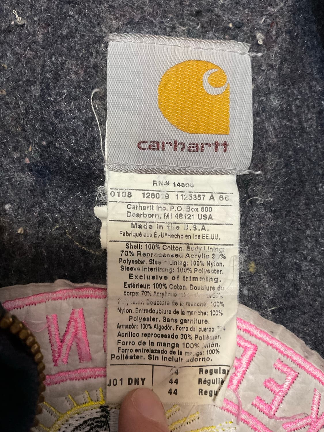 칼하트 디트로이트 j01 dny 44 상품이미지5