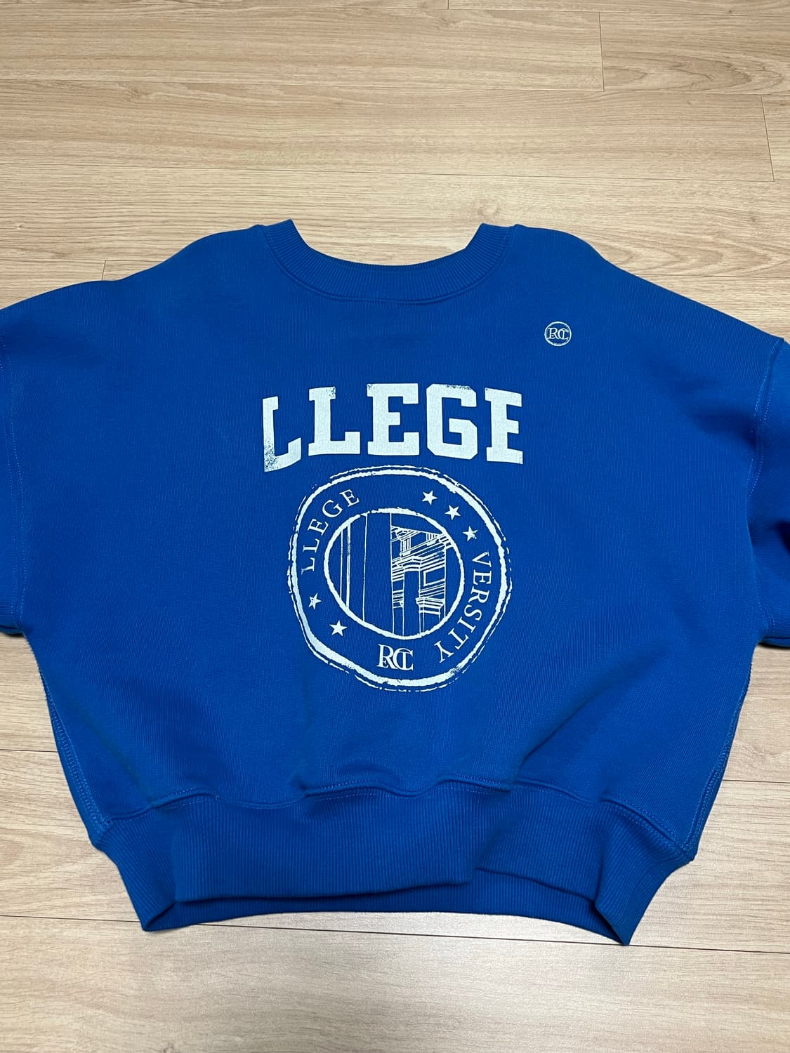 렉토 부산 크롭 맨투맨 상품이미지1