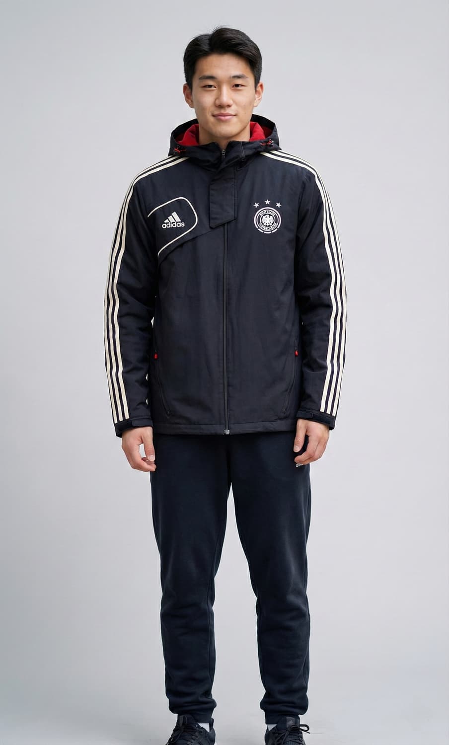 아디다스 독일 축구 국가대표(DFB) 후드 윈드브레이커 상품이미지1