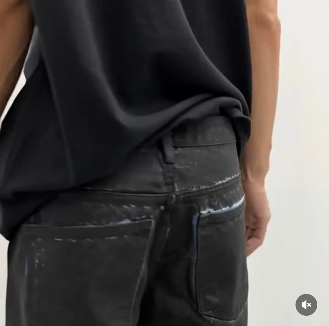 CF (17end) painted denim pants [S] 상품이미지4