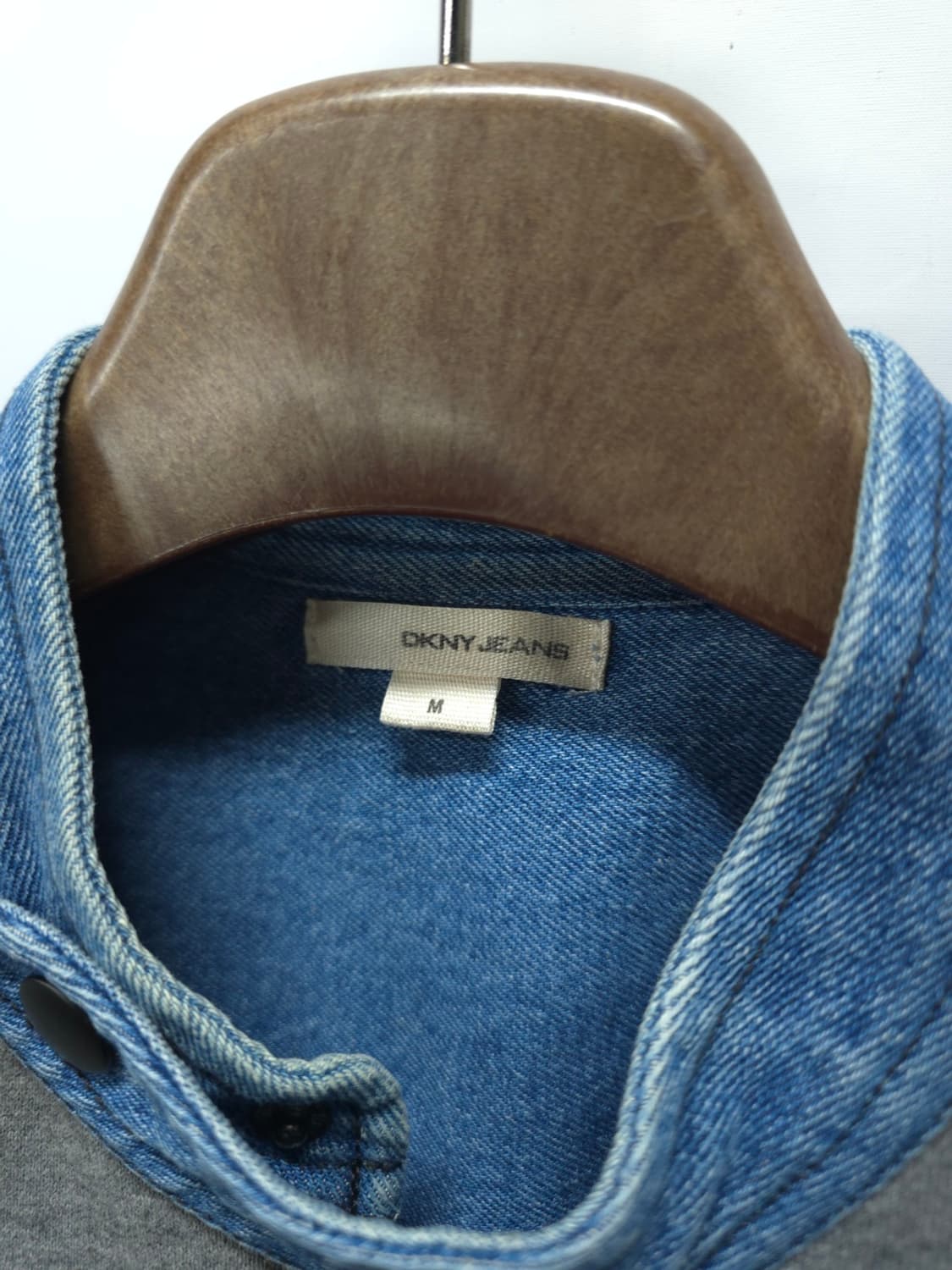 [DKNY JEANS] 데님 배색 집업 라이더 자켓 (M) 상품이미지5