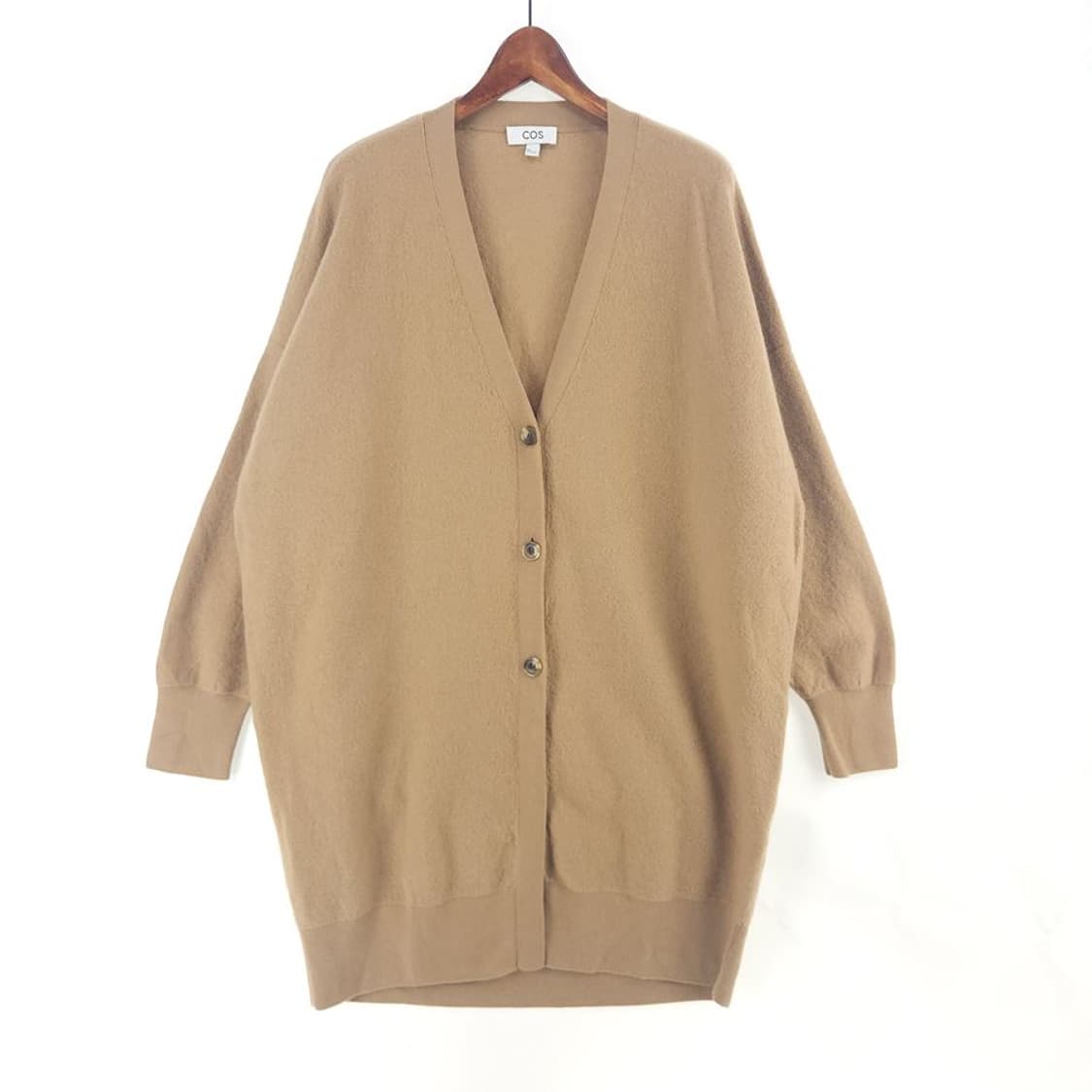 [여L]COS 카멜 울 오버핏 롱 가디건[Y5C-268] 상품이미지1