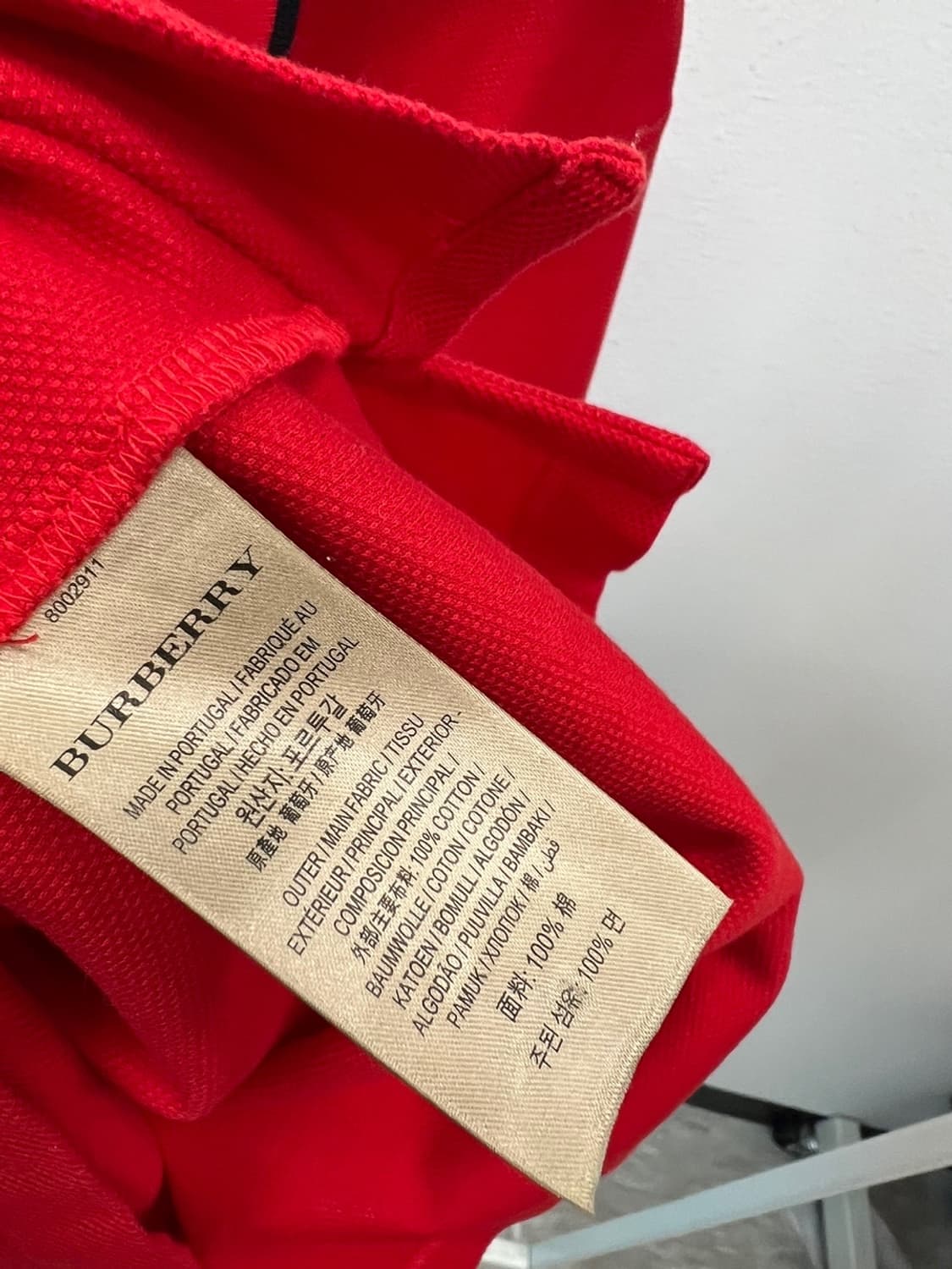95) 버버리 아카이브 자수 반팔카라티 상품이미지7