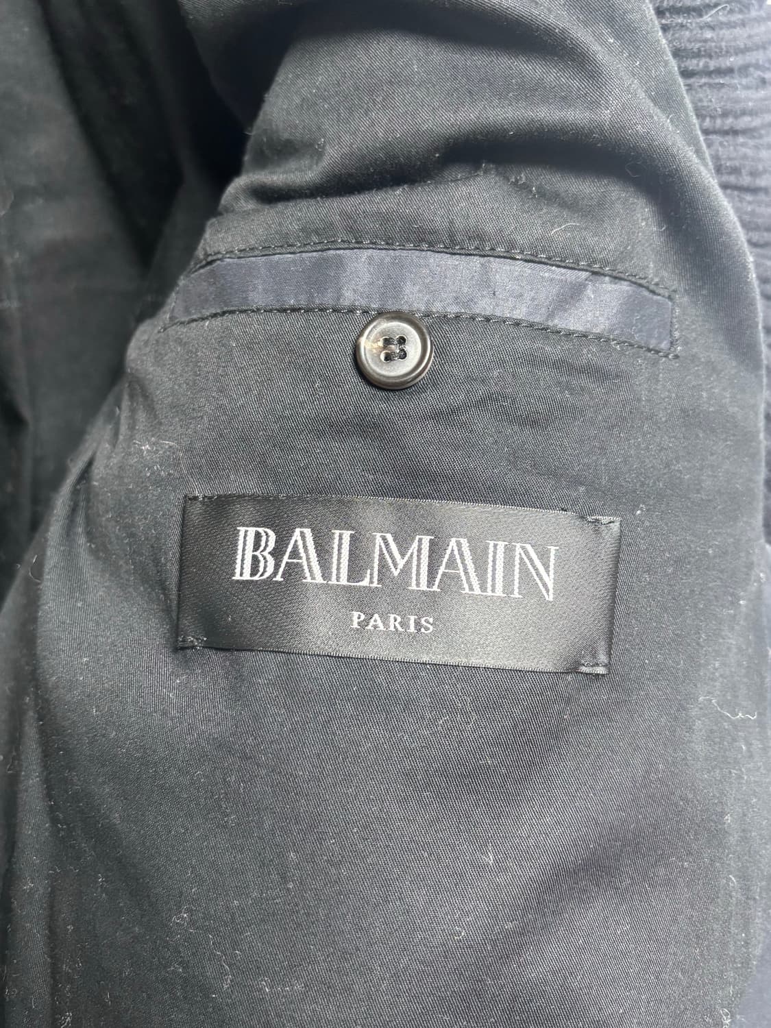 발망 14fw 바이커 니트 카라 패딩 봄버 s사이즈 상품이미지5