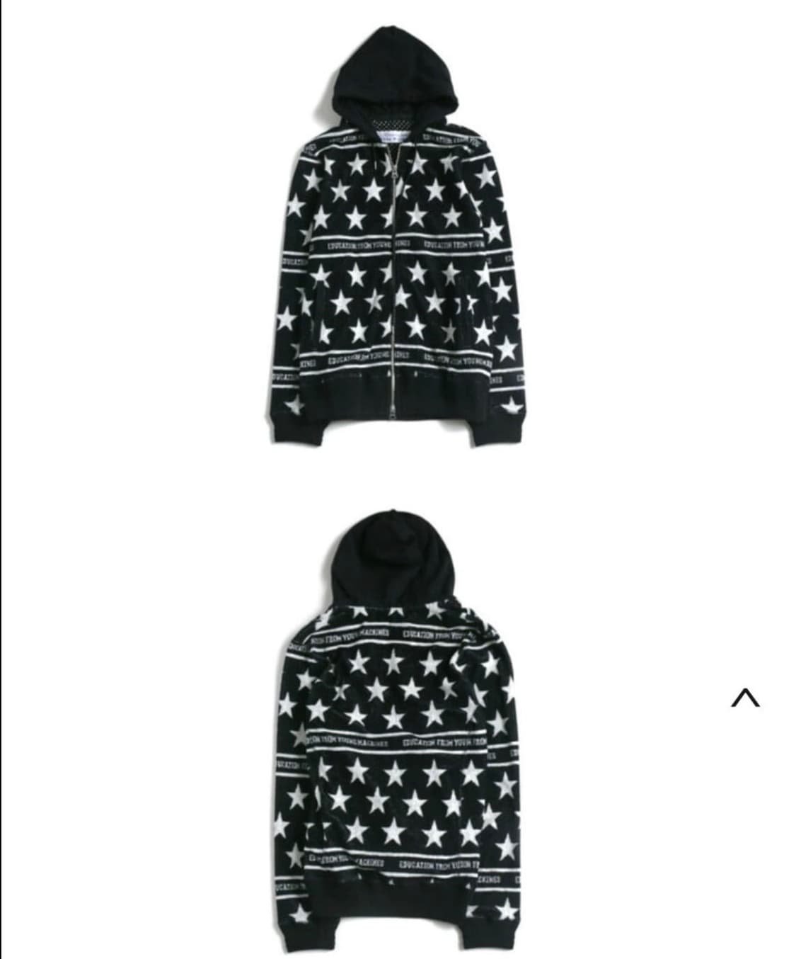 Star pattern hood jacket 상품이미지2