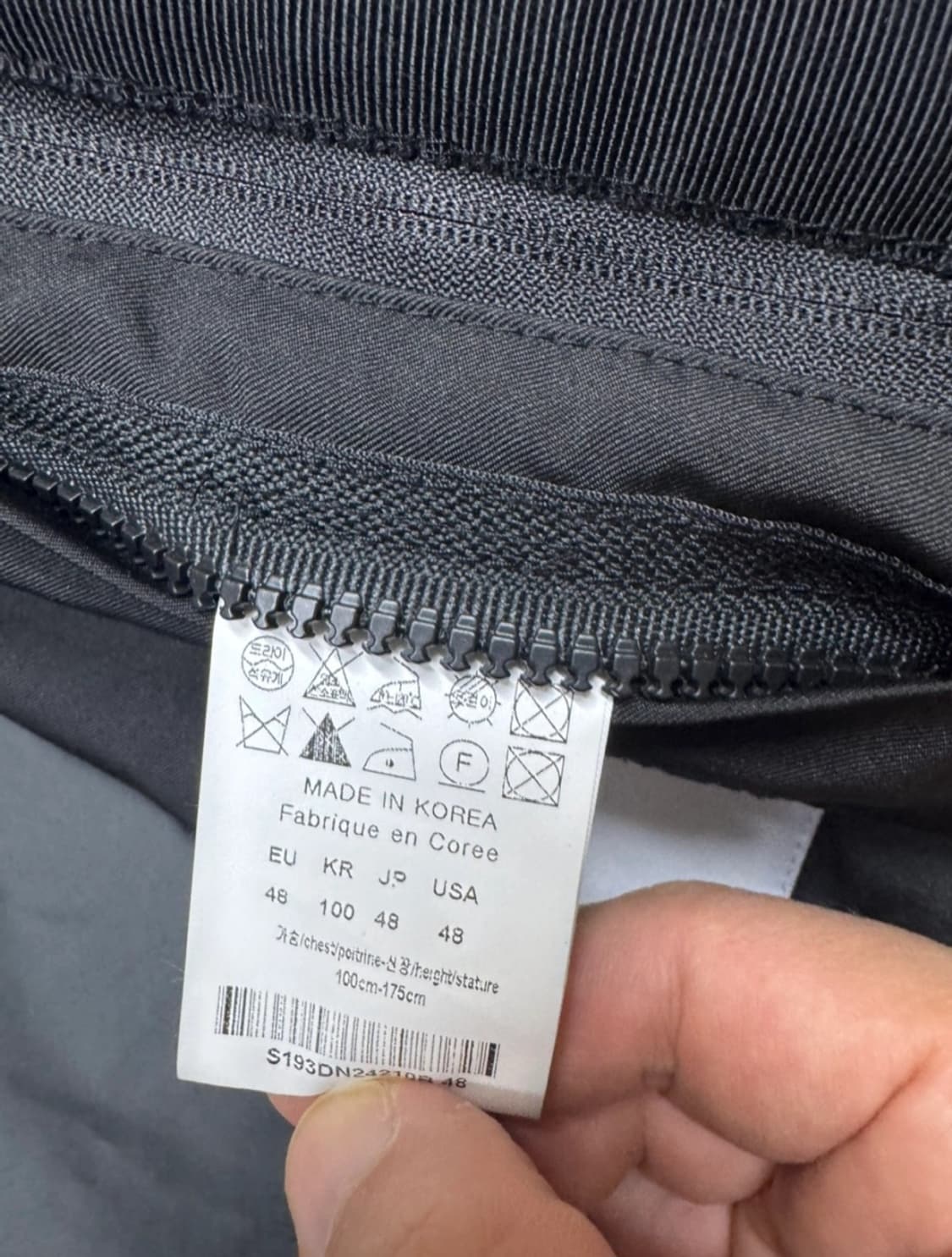 솔리드옴므 패딩 48사이즈 블랙 상품이미지5