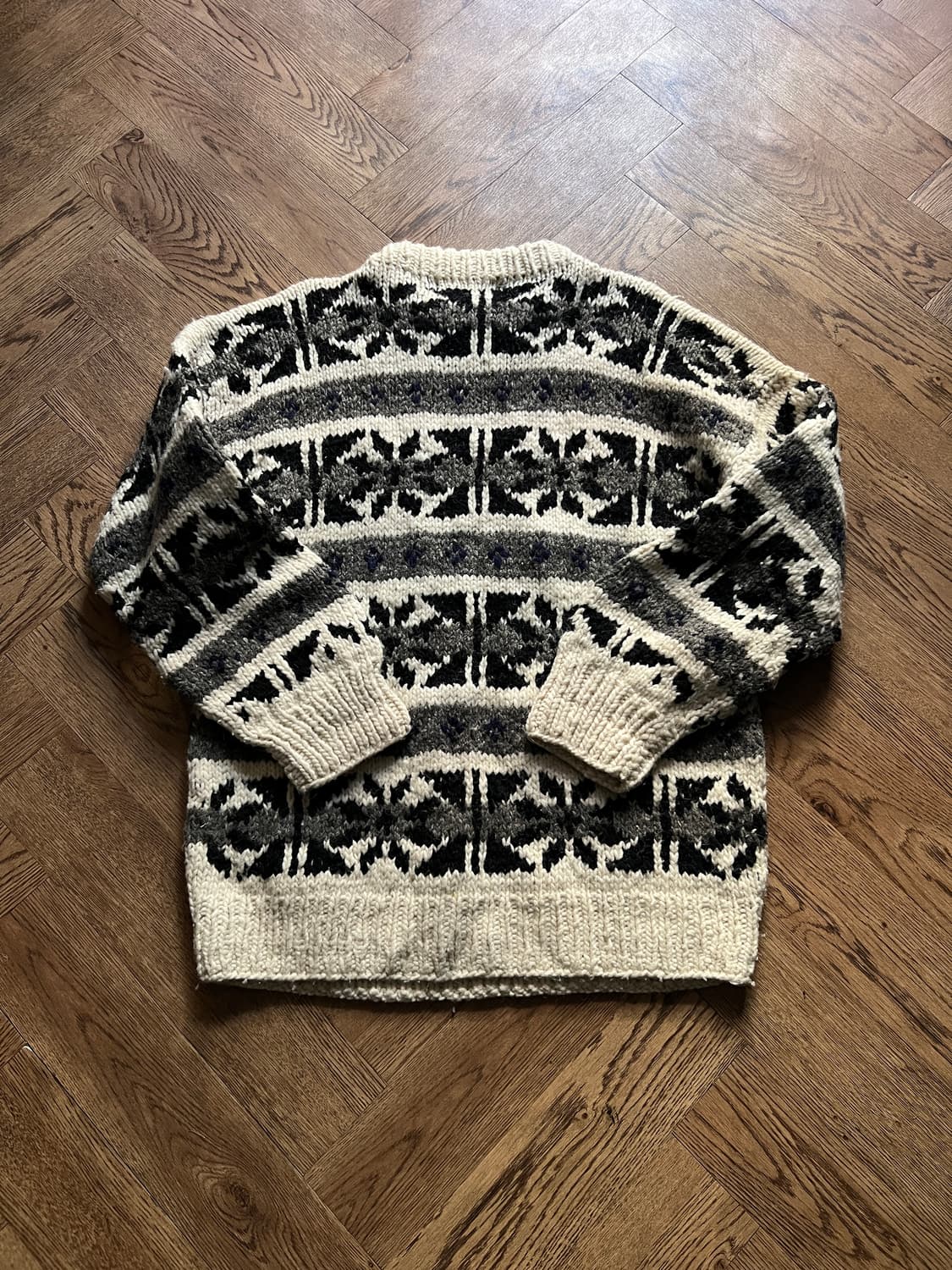 [L]90's Earth Traders 어스 트레이더 에콰도르 니트 상품이미지6