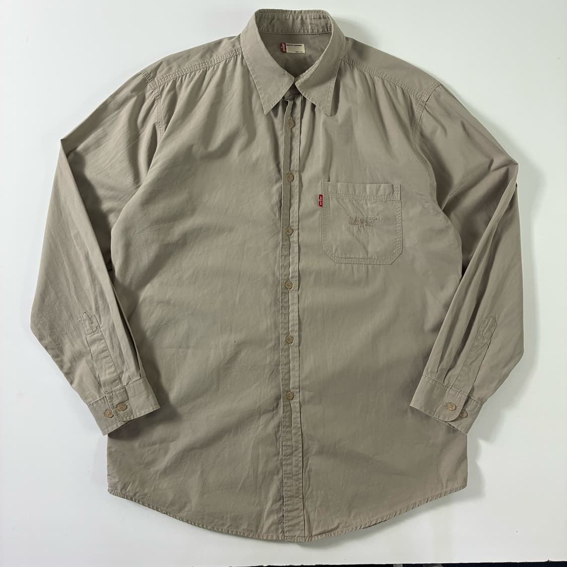 Levi's  리바이스 레드탭 자수 웨스턴 베이지 셔츠  상품이미지1