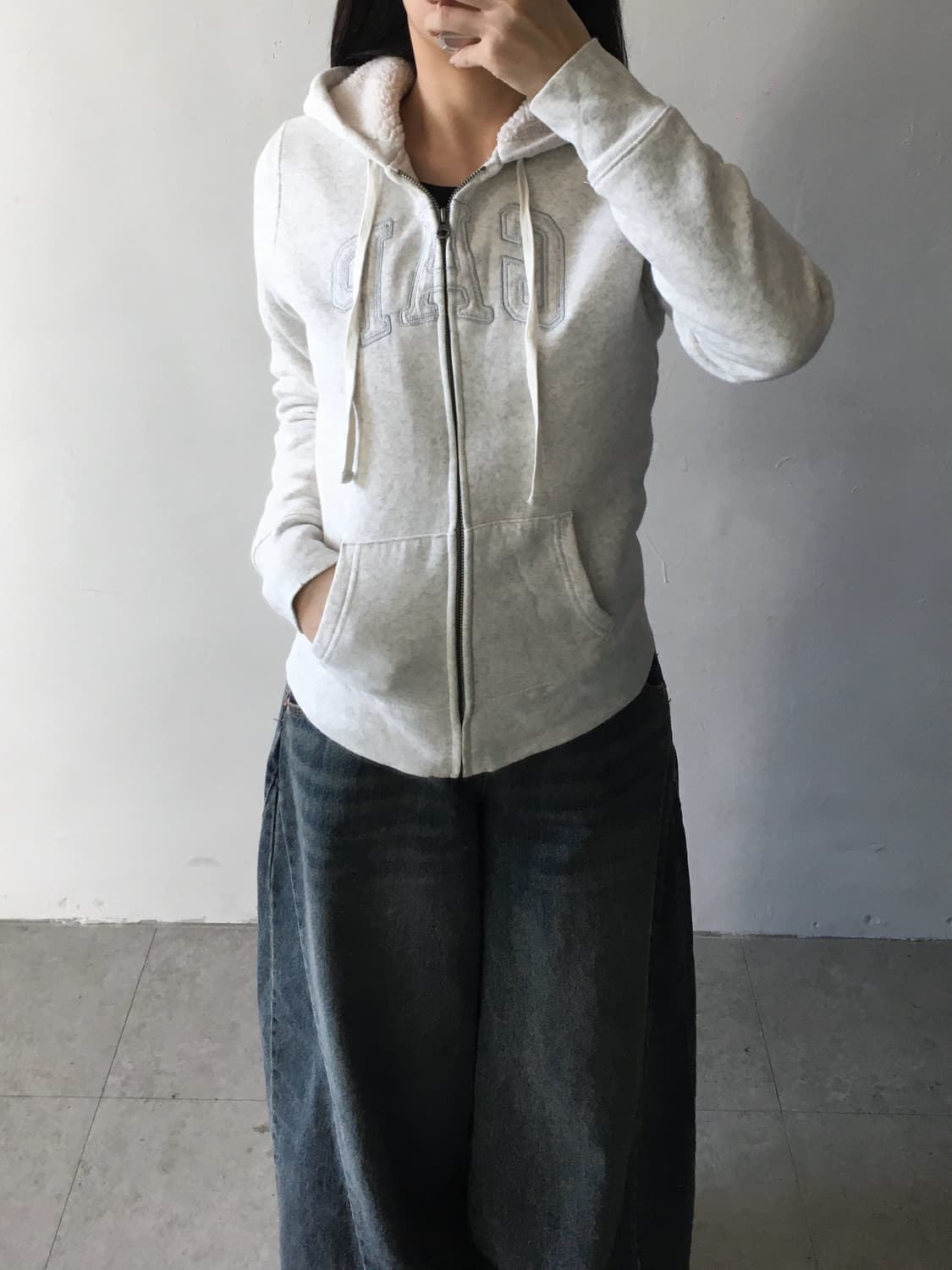 갭 쉐르파 후드집업 상품이미지1