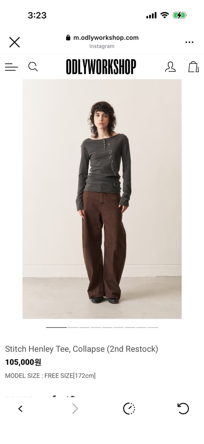 오들리워크샵 헨리티 차콜 상품이미지1