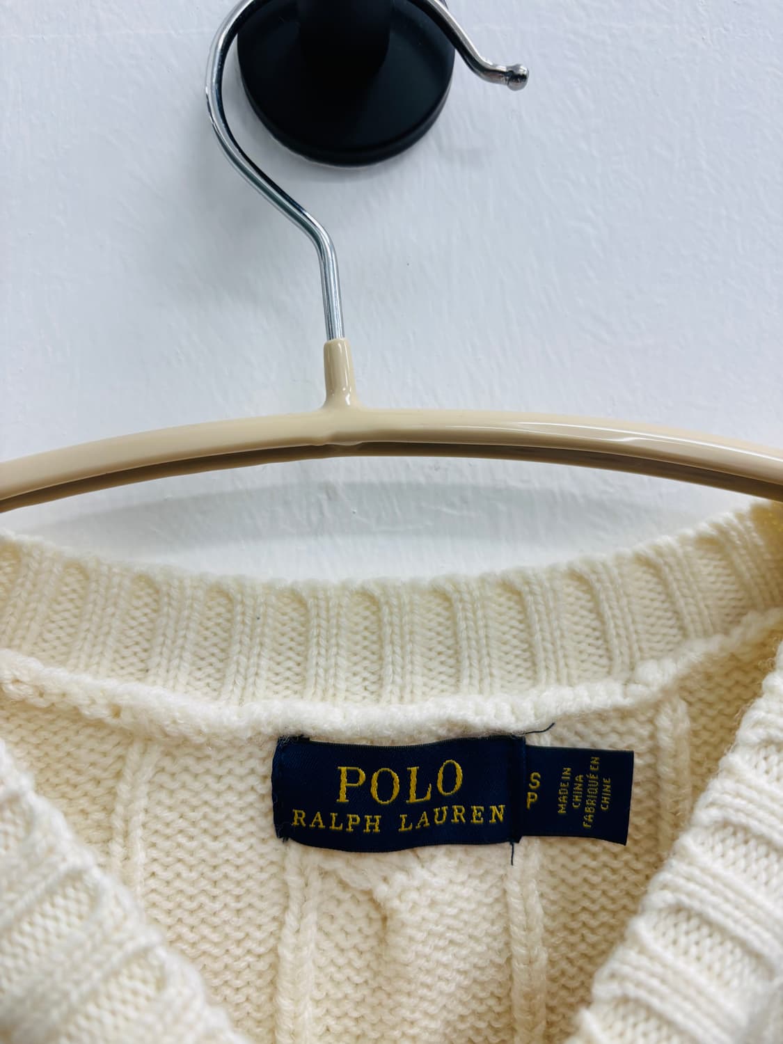 폴로 랄프로렌 케이블 니트 울 캐시미어 스웨터 상품이미지3