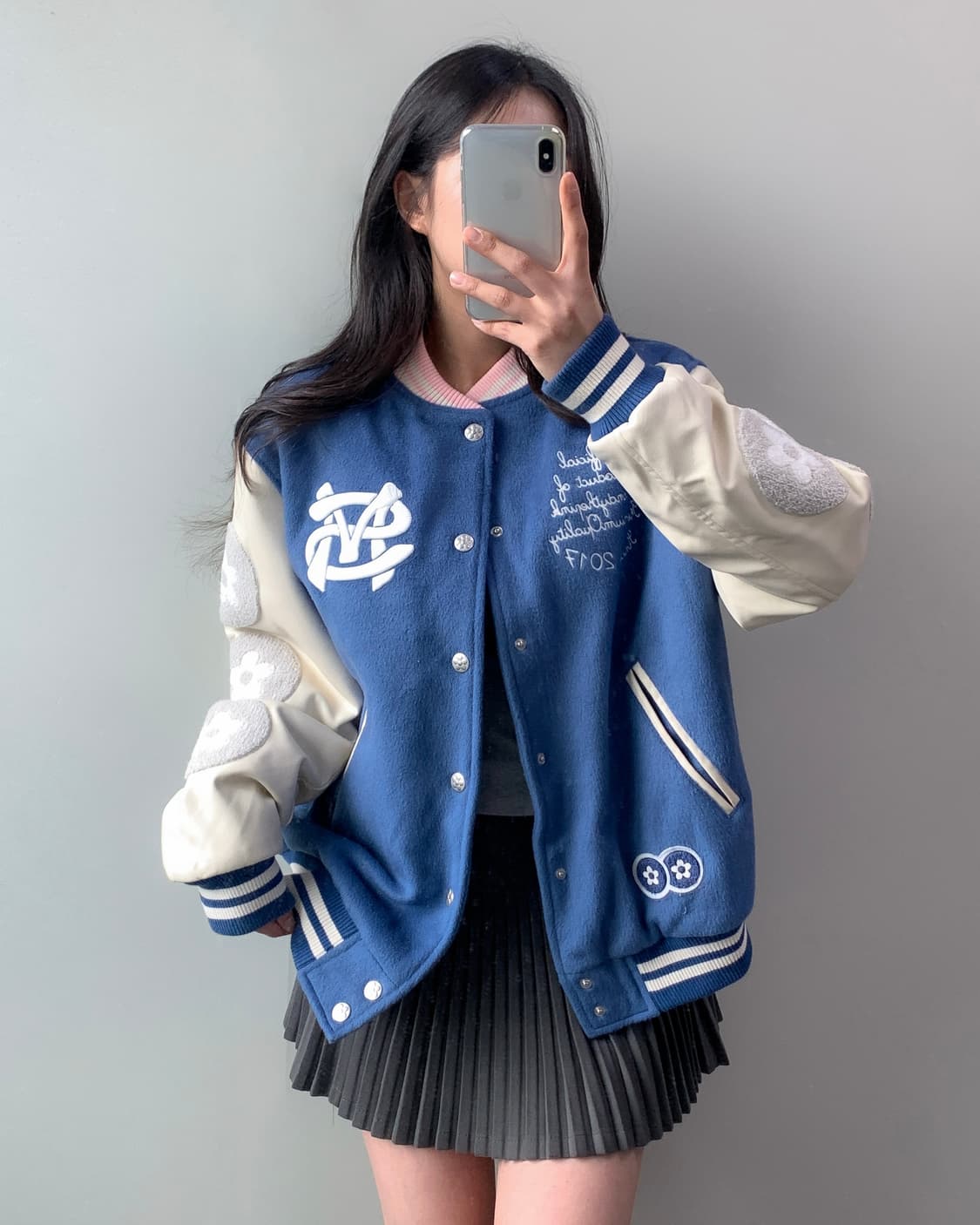 반디더핑크 X SM 바시티 자켓 상품이미지2