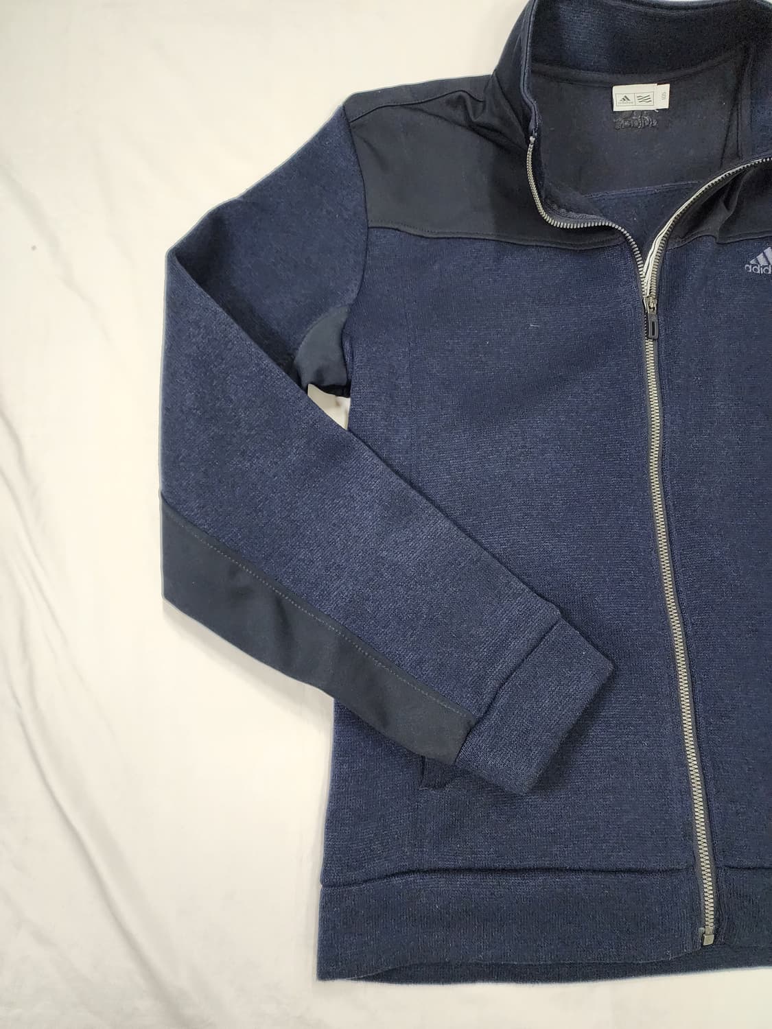 아디다스 골프 플리스 네이비 집업 자켓 상품이미지5