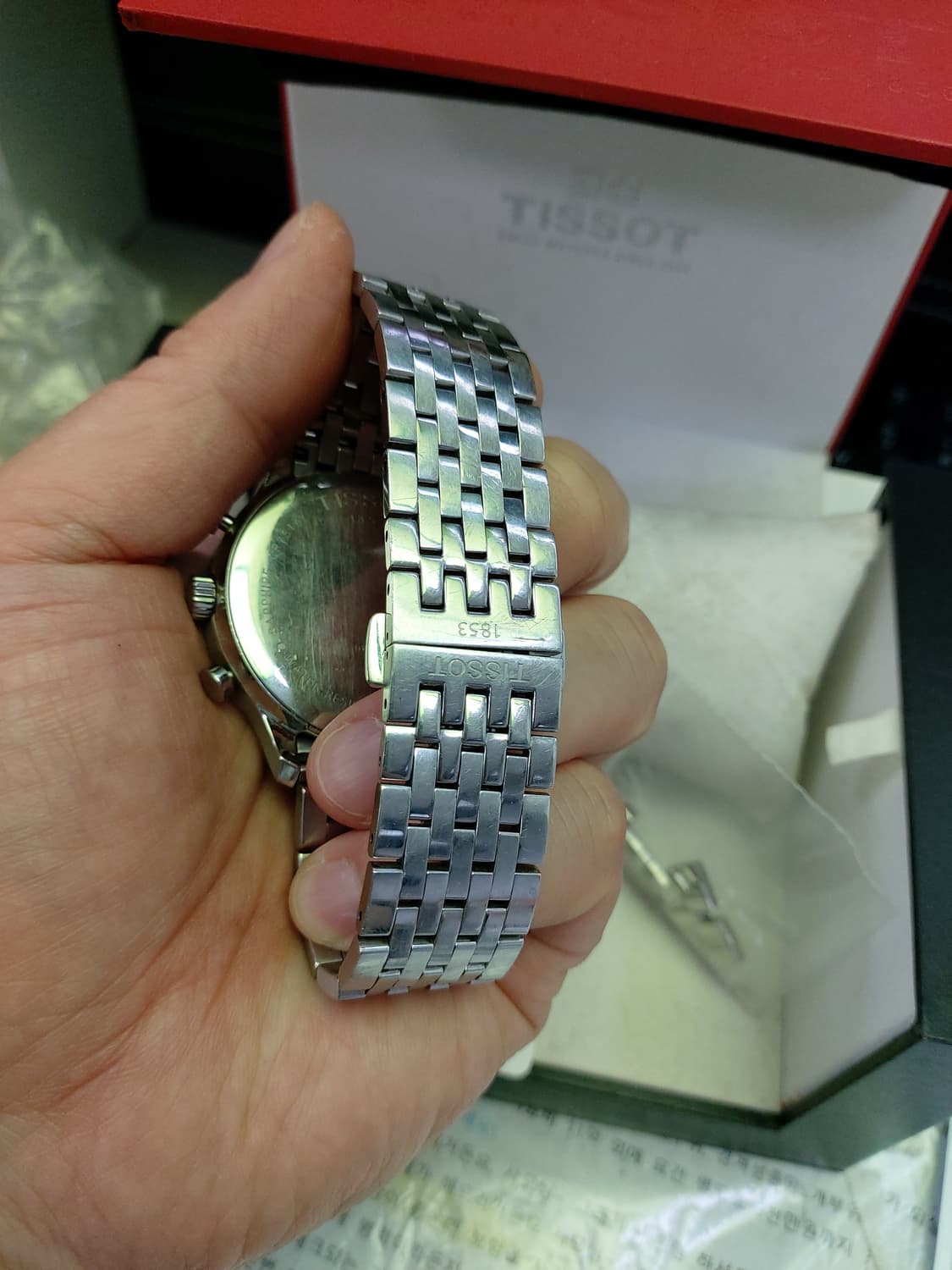 티쏘 남성 은장 메탈 시계 상품이미지3