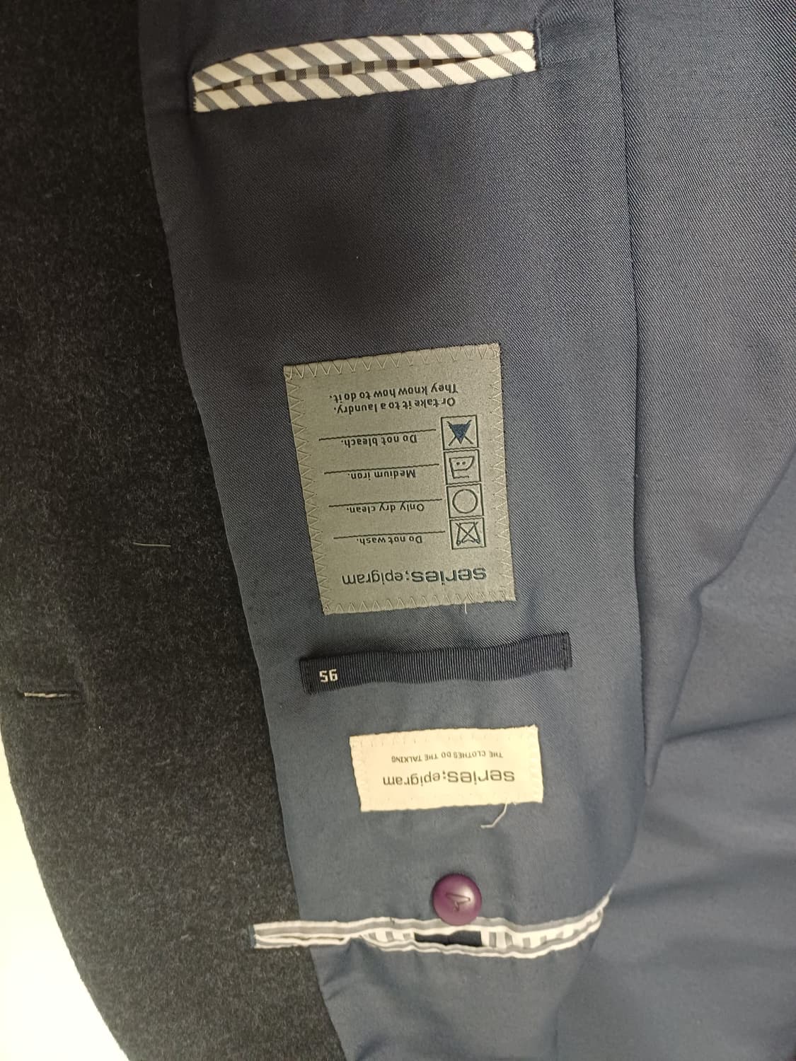 [95] 시리즈 에피그램(series) 울 100% 재킷 상품이미지5