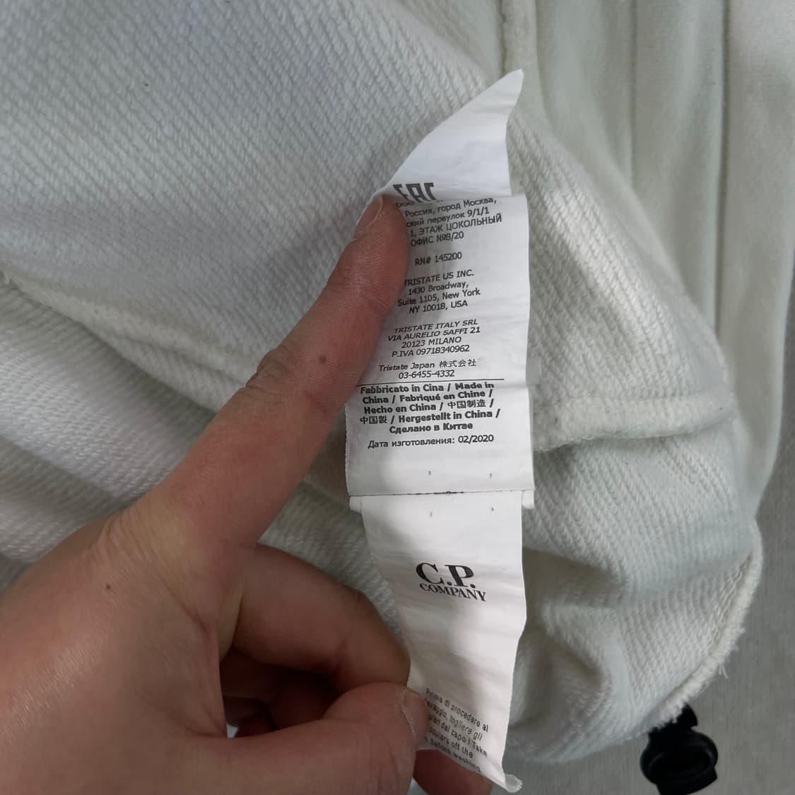 105 cp컴퍼니 고글와펜 지퍼 맨투맨 상품이미지6