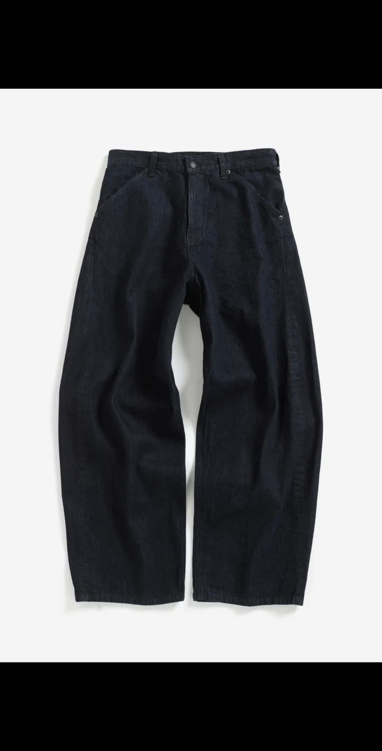 해칭룸 Wide Curve Jeans Washed Indigo 상품이미지1