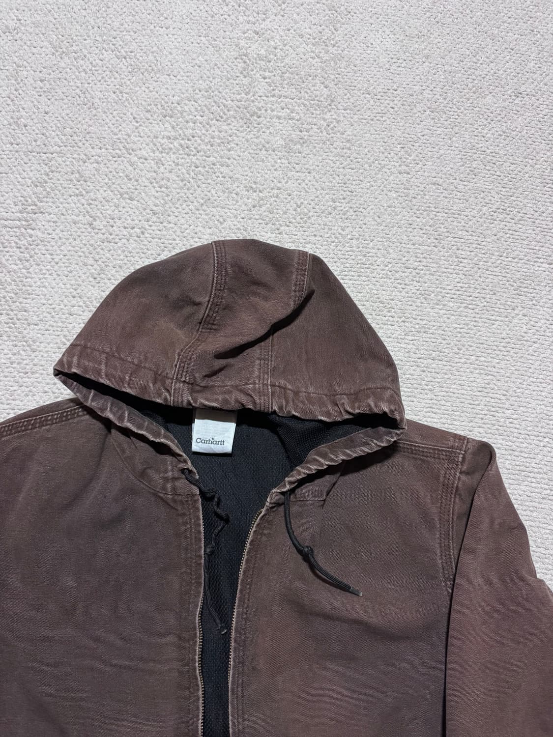 00s 칼하트 J208 브라운 덕 후드 액티브 자켓 M 상품이미지5